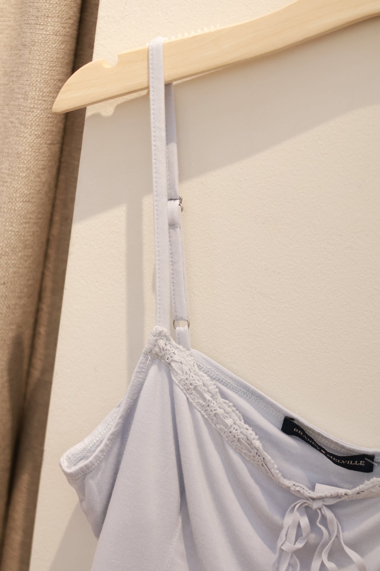 BRANDY Holly Lace Top- BABY BLUE