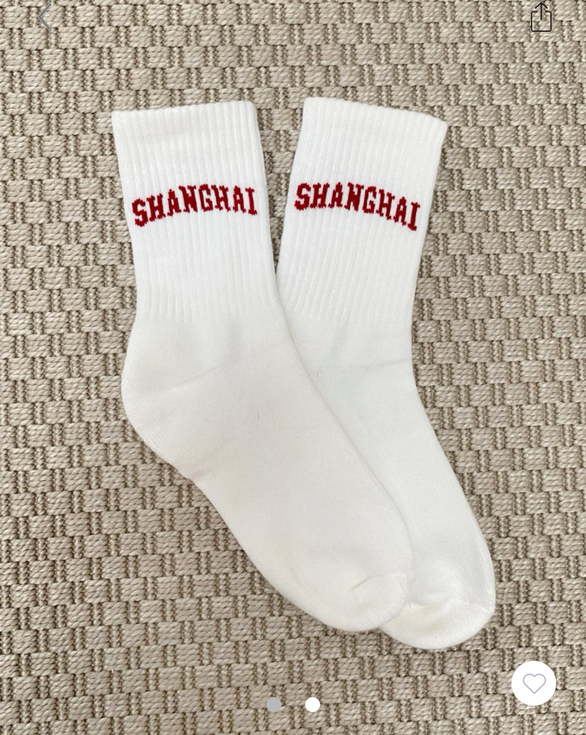 BRANDY Shanghai Crew Socks