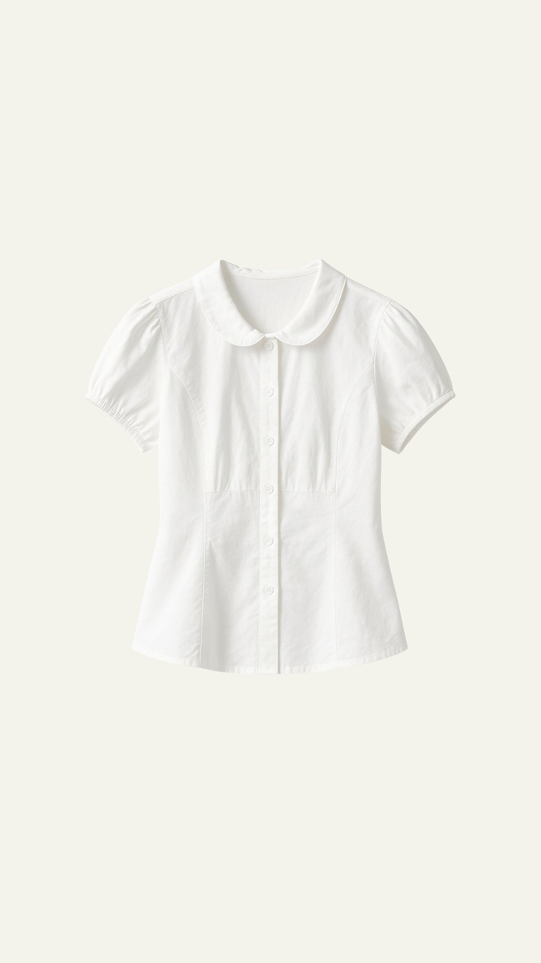 WHITE BUTTONED BLOUSE