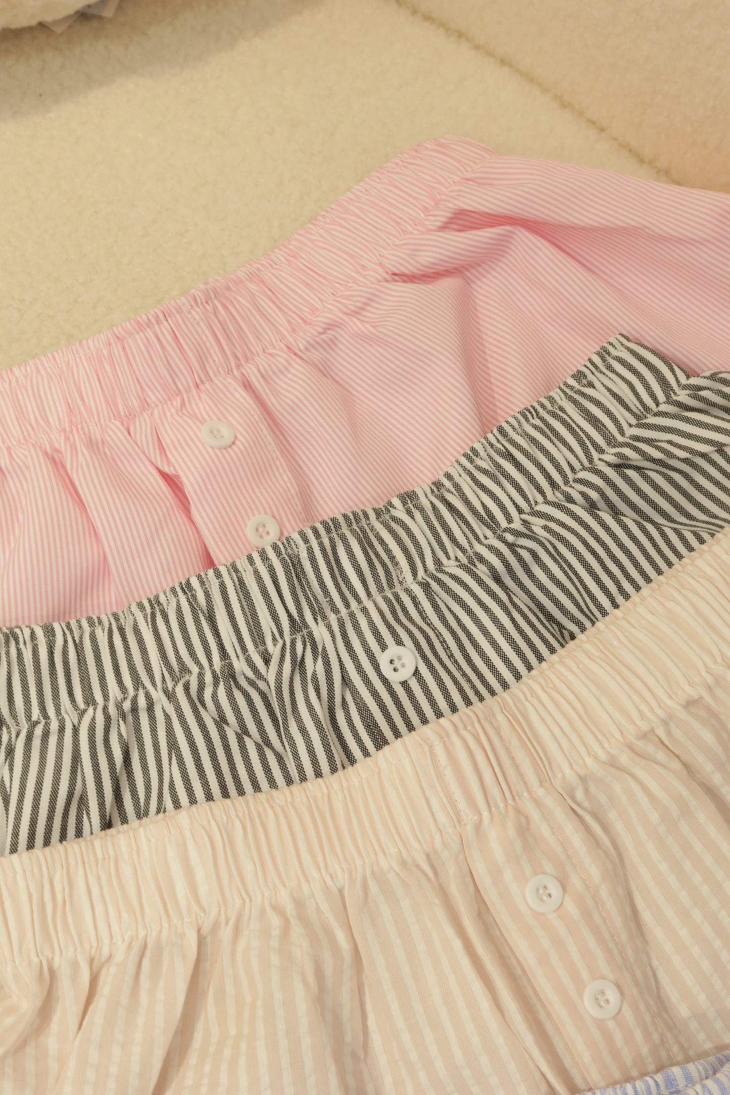 LIGHT PINK SUMMER SHORTS