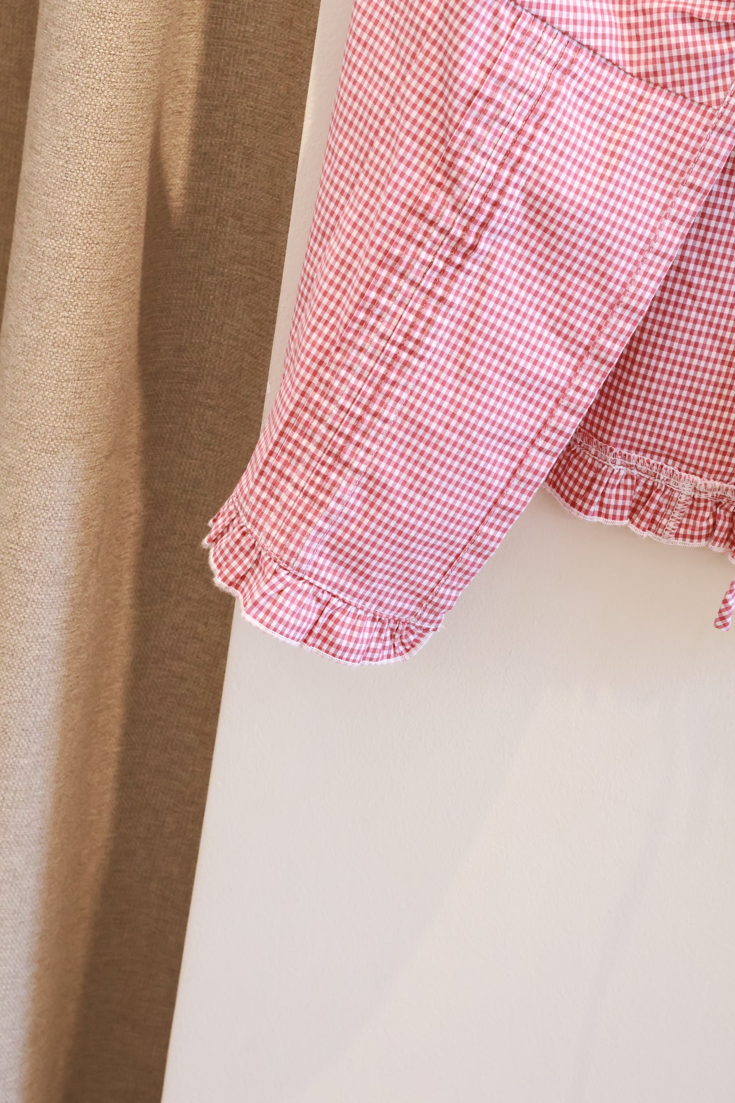 BRANDY Sarah Plaid Top