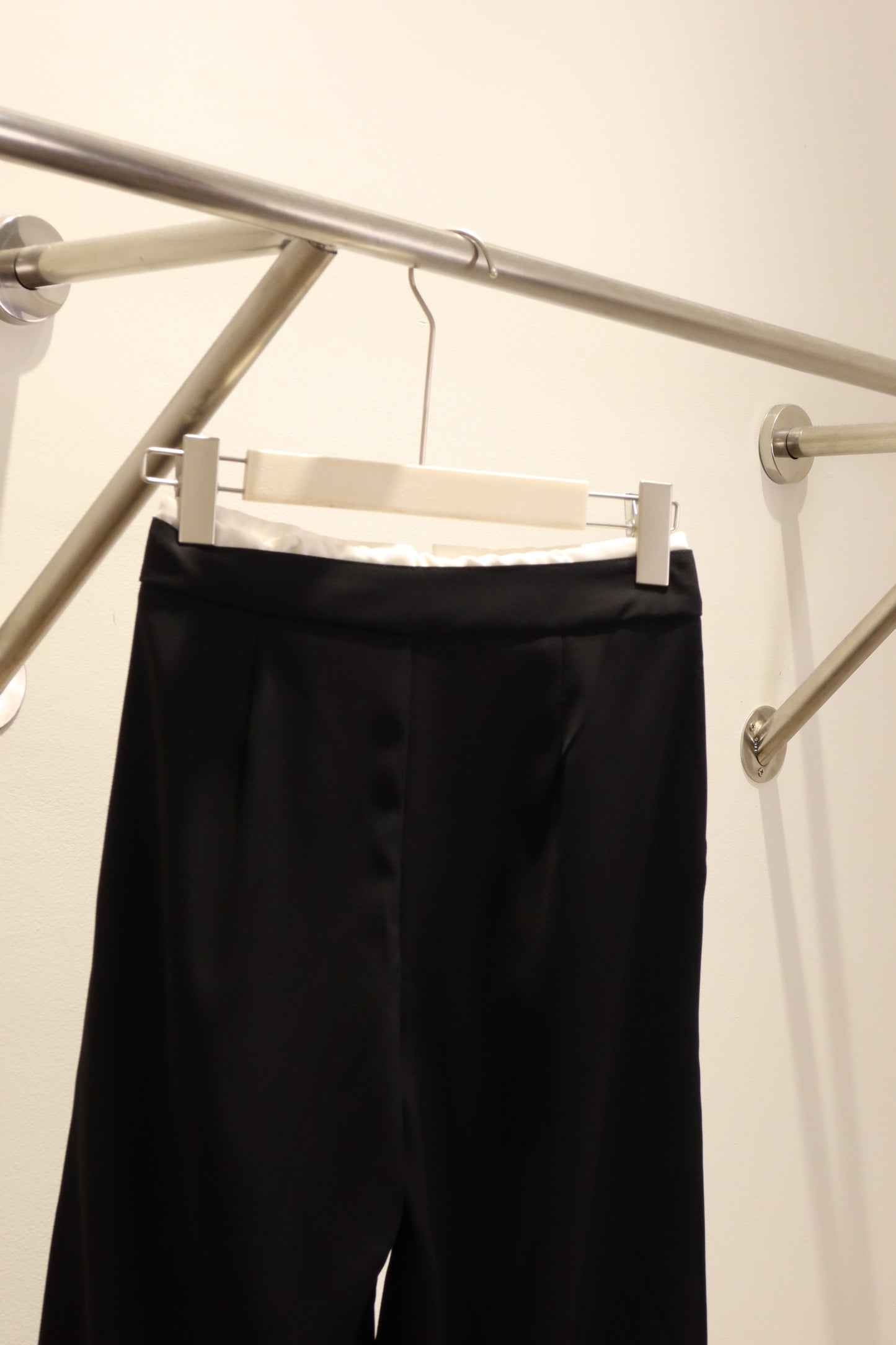 White accent trousers