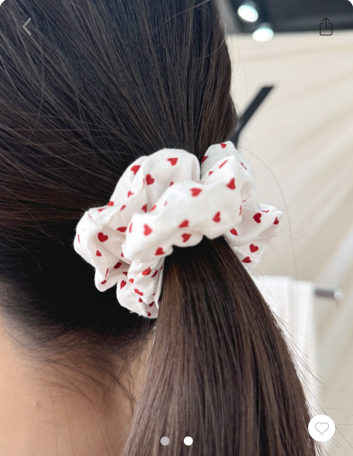 BRANDY HEART SCRUNCHIE