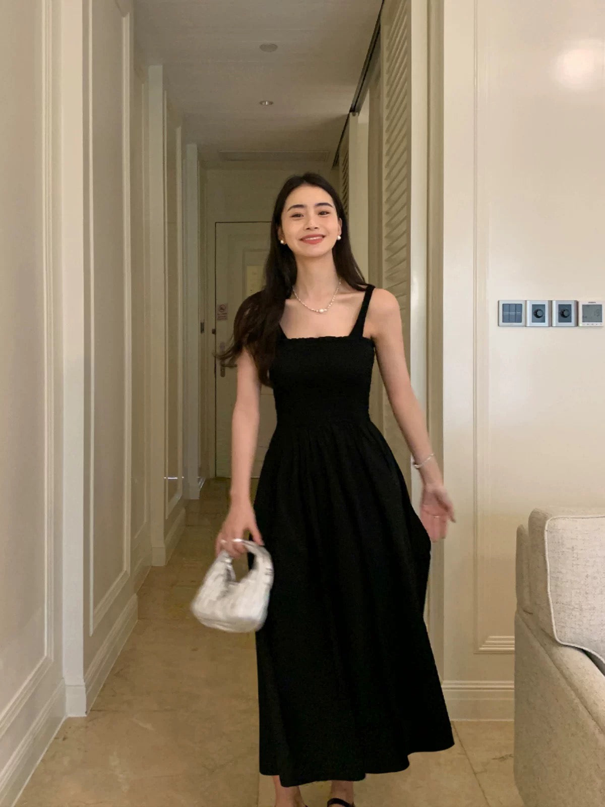 Tight tube maxi dress