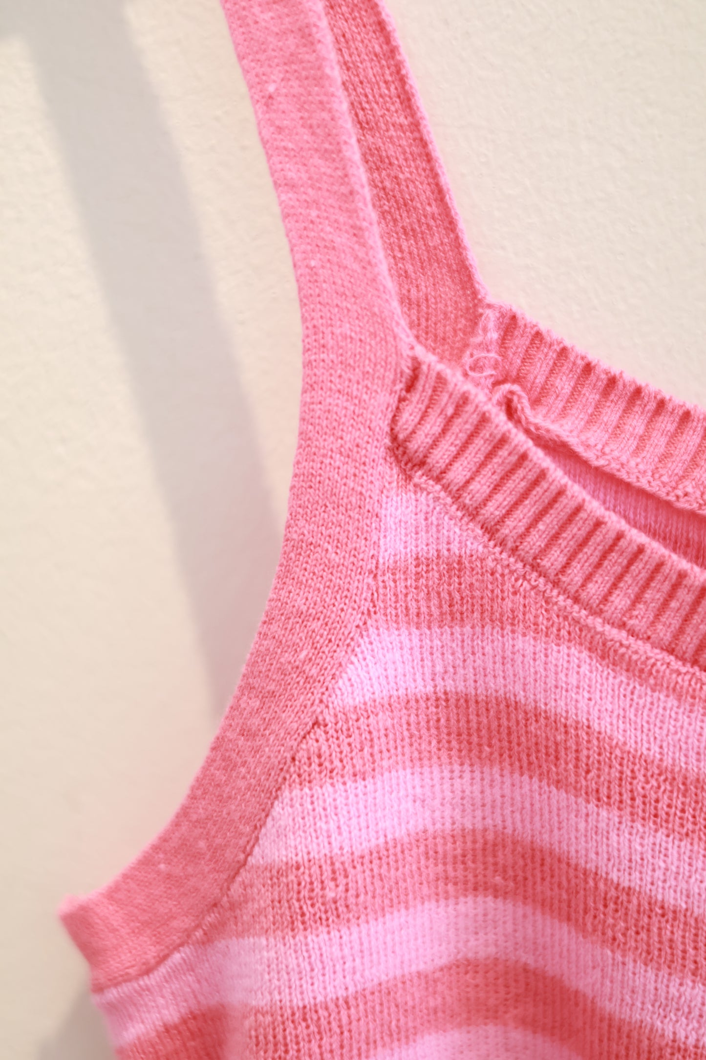BRANDY Sandra Striped Top- pink