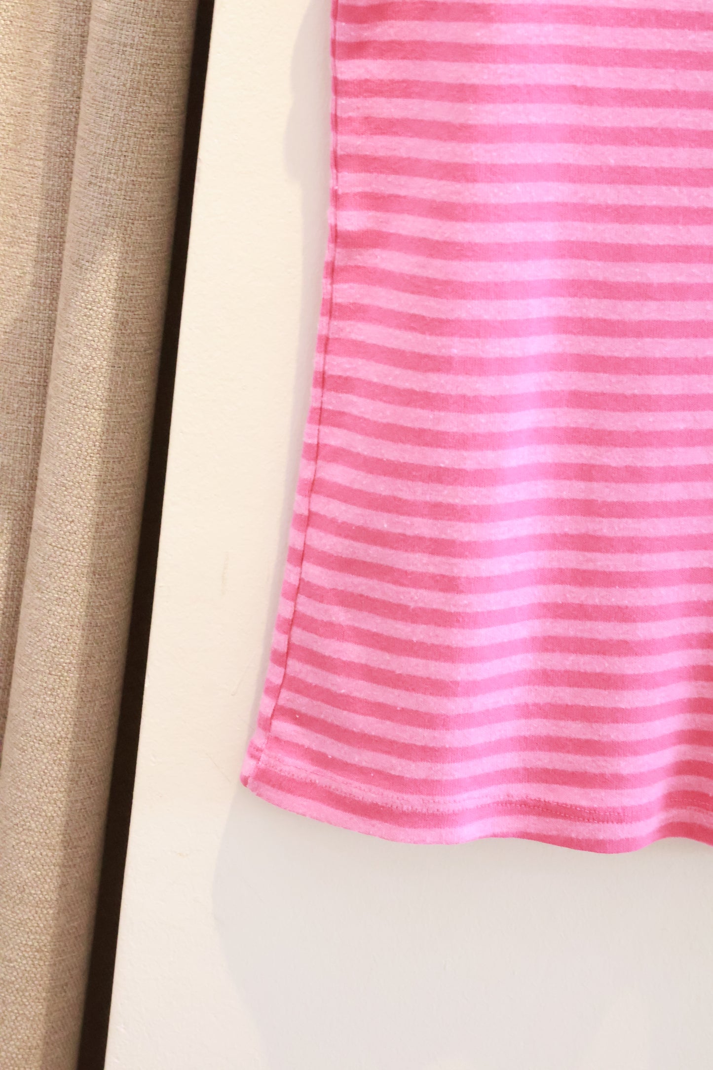 BRANDY Skylar Striped Tank -ROSE RED