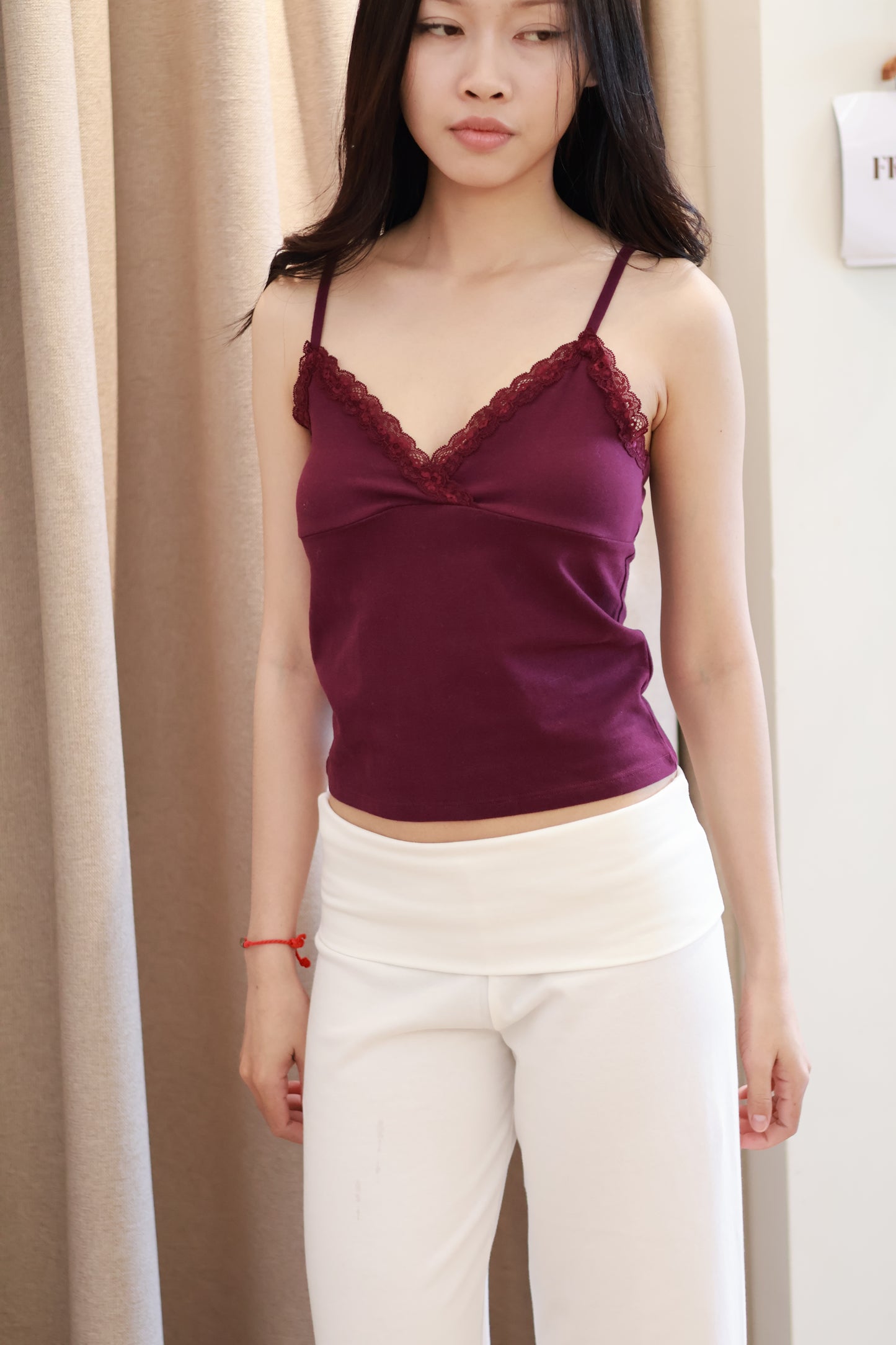 COTTON ON Dreamy Soft Triangle Bra Blackcurrant - XS