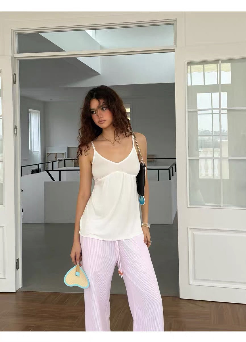 AUD White BM Cami