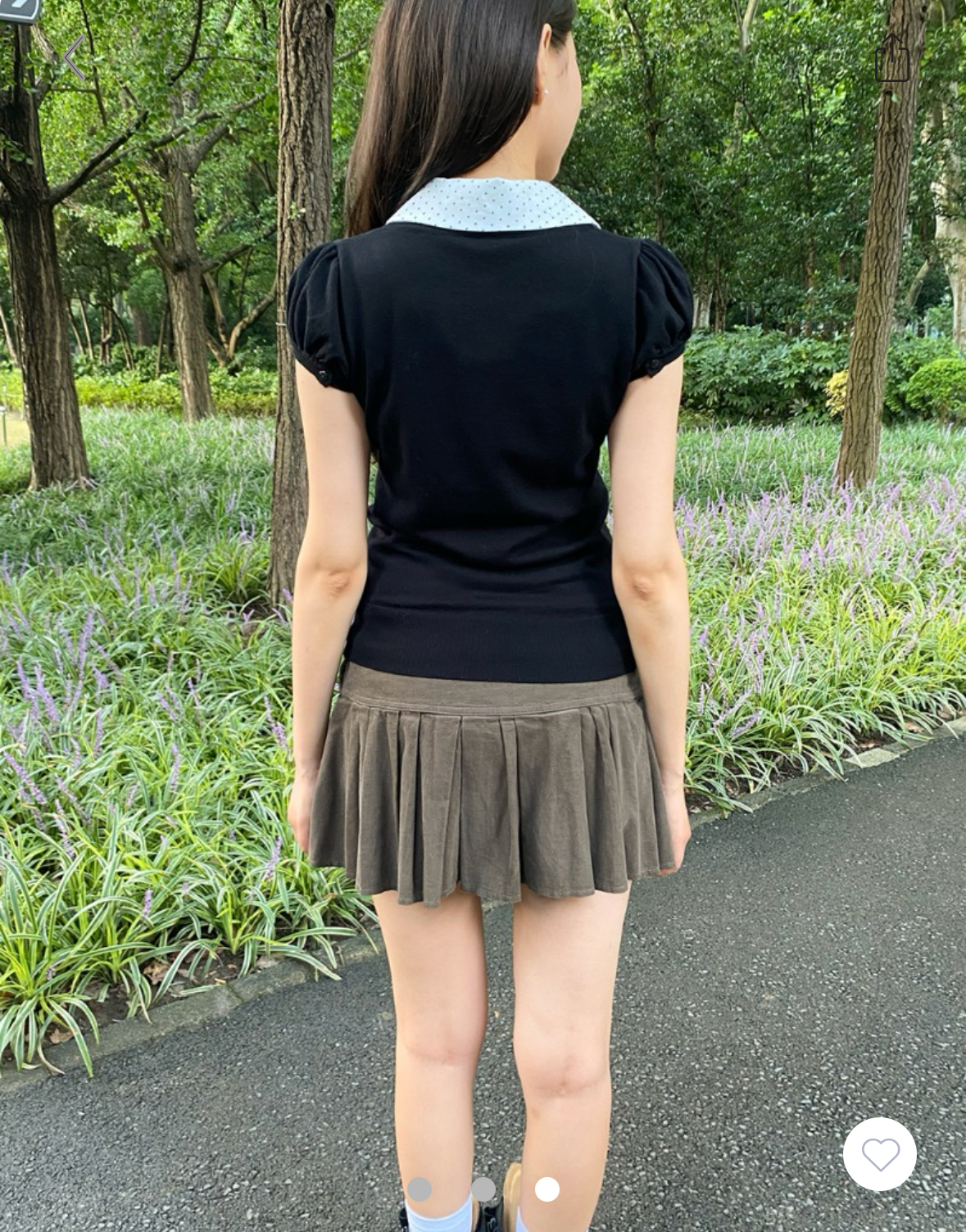 BRANDY MELVILLE Andrea Top- BLACK