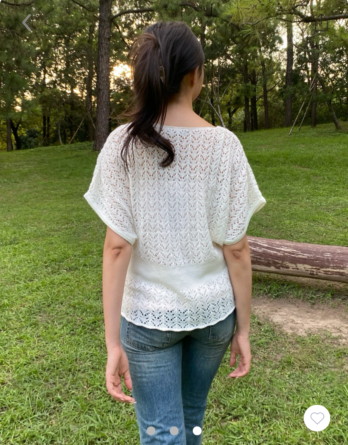 BRANDY MELVILLE Aislin Cardigan- WHITE