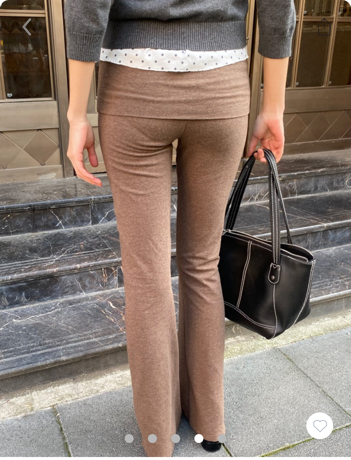 BRANDY Priscilla Pants- OCT -BROWN COFFEE