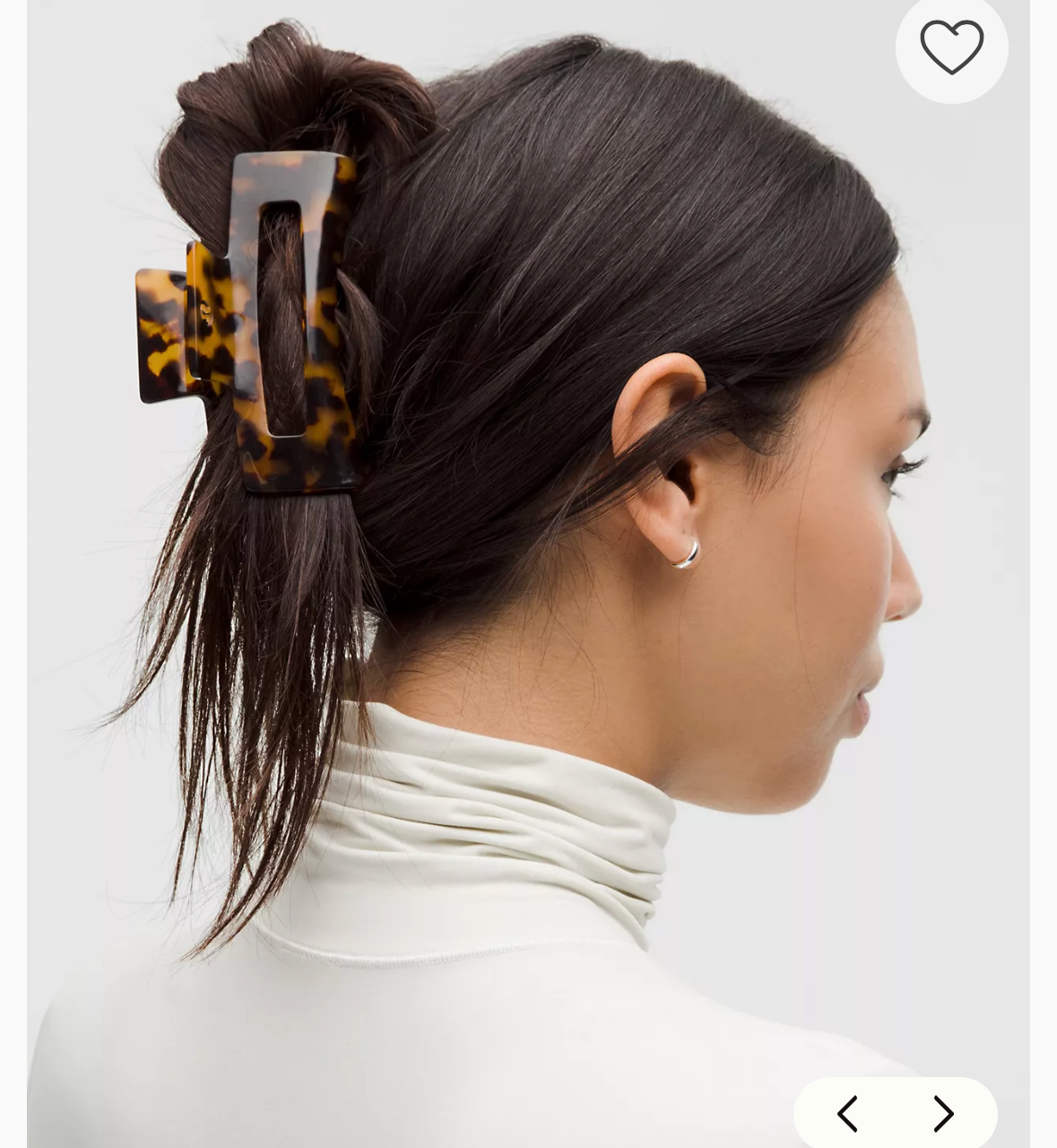 LULULEMON Extra-Large Claw Hair Clip FRPR/BTCA