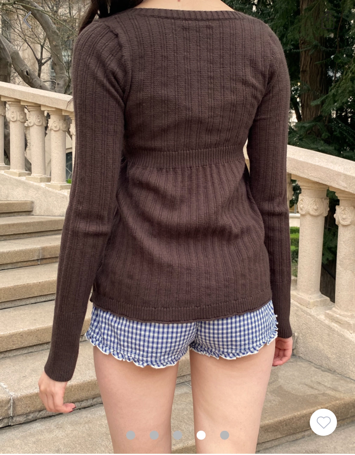 BRANDY Amelie Sweater -BROWN