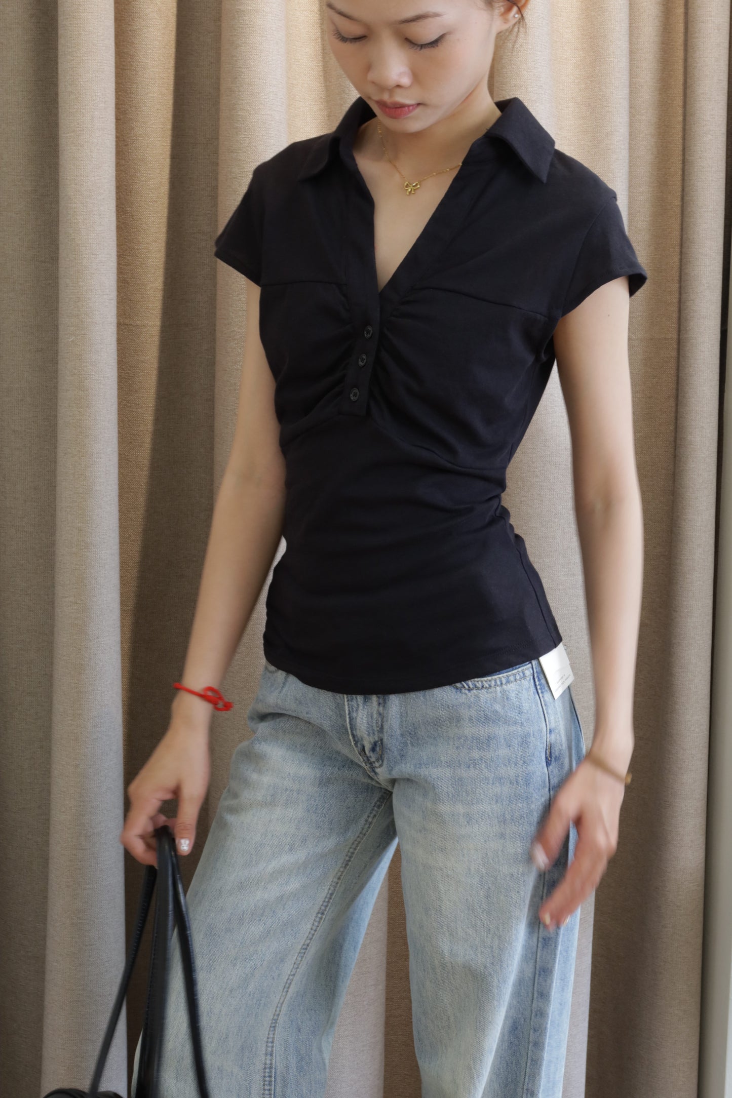 Polo buttons short sleeve