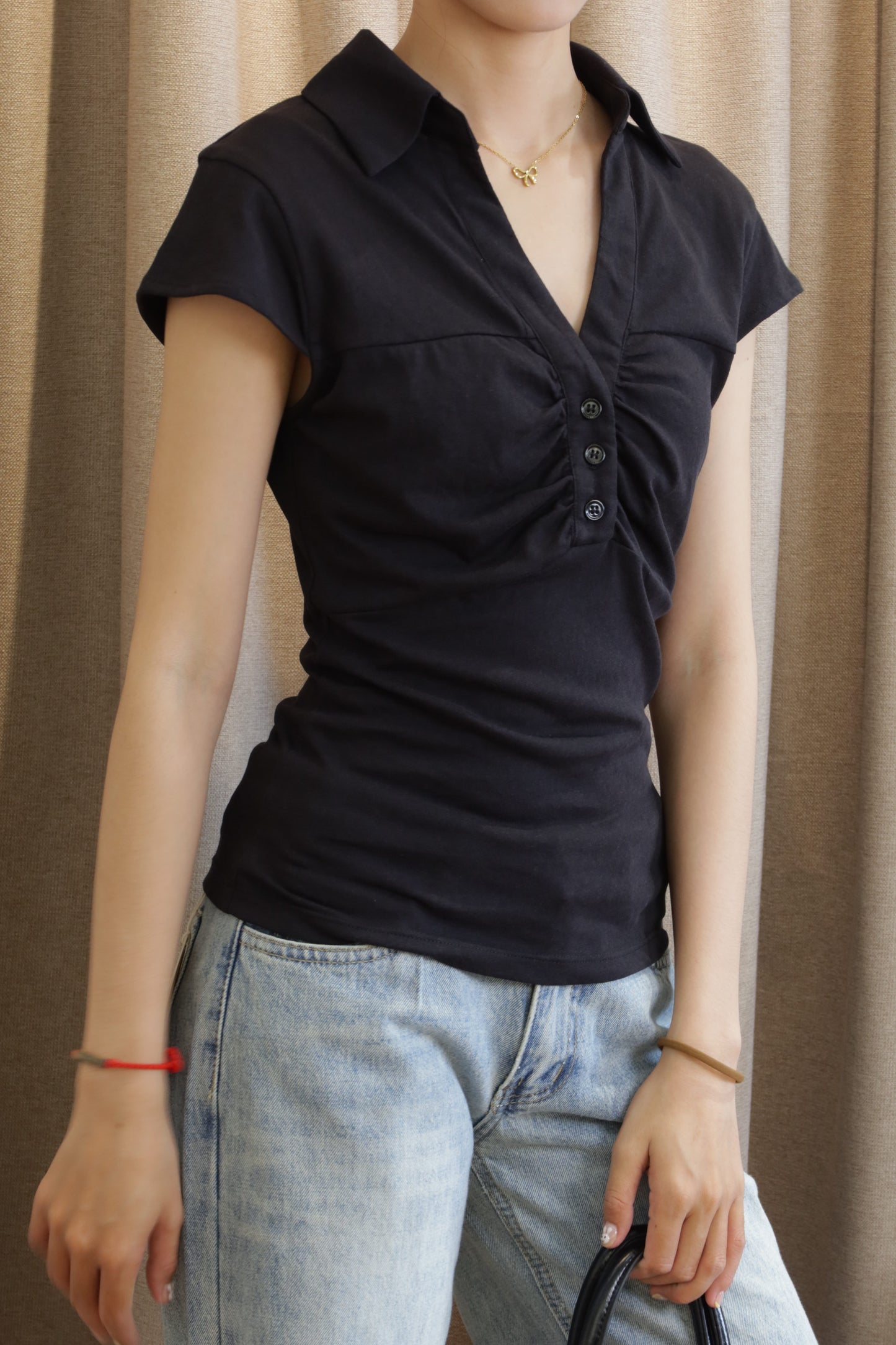 Polo buttons short sleeve