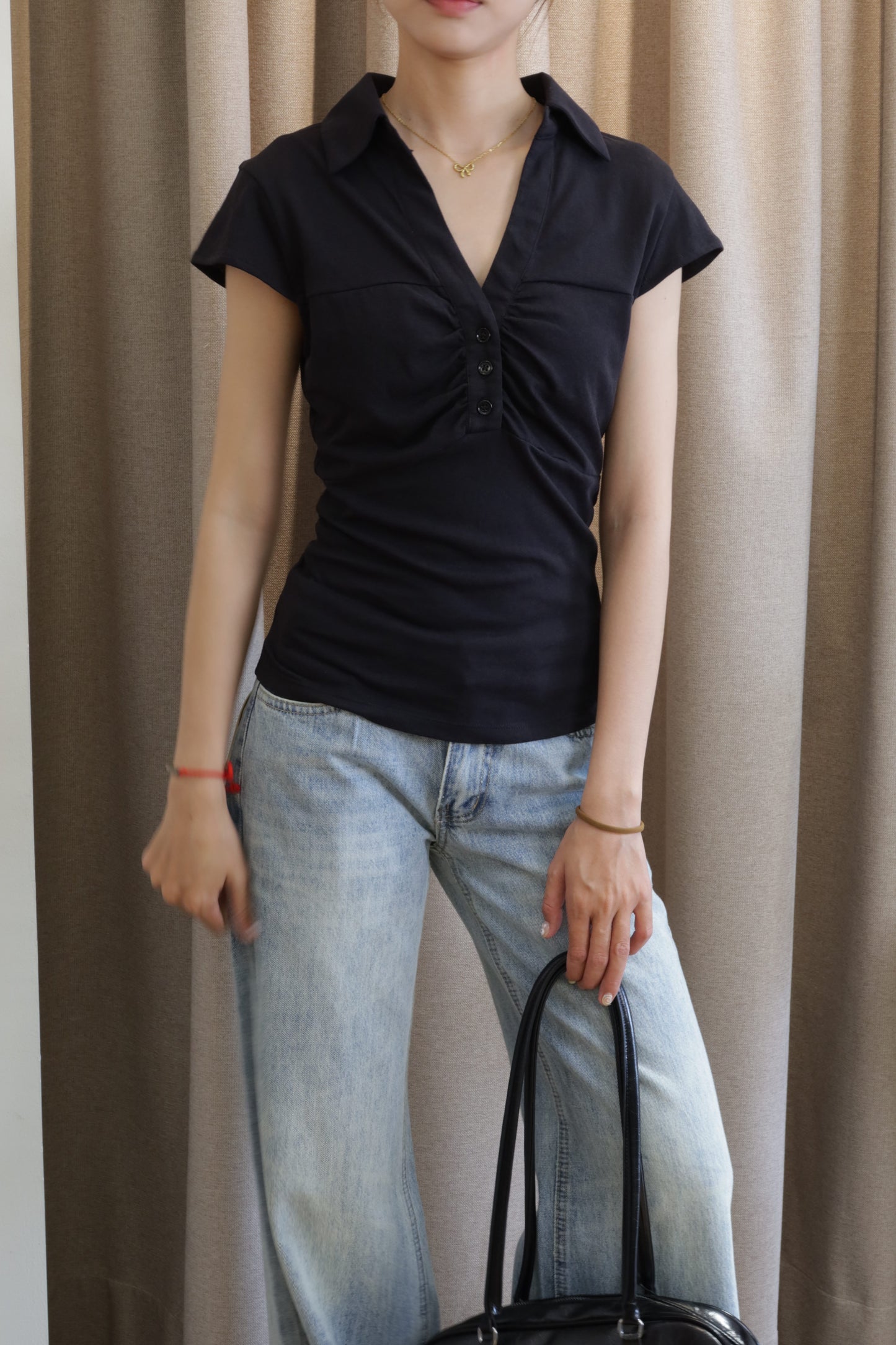 Polo buttons short sleeve