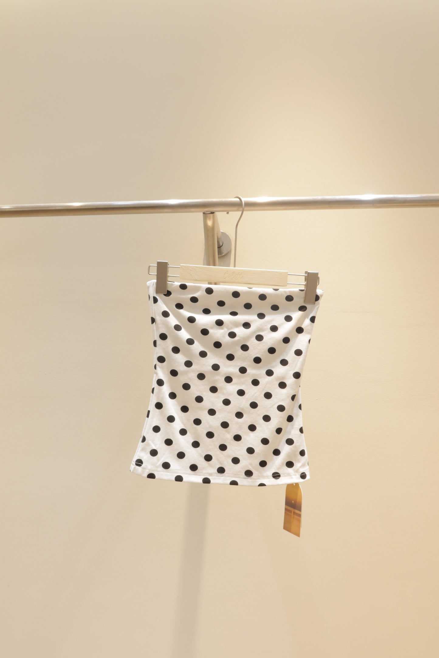 Polkadot tube top