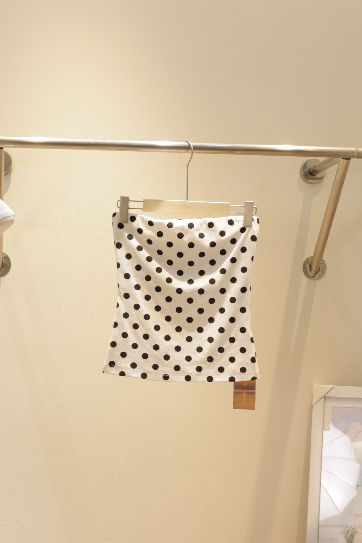 Polkadot tube top