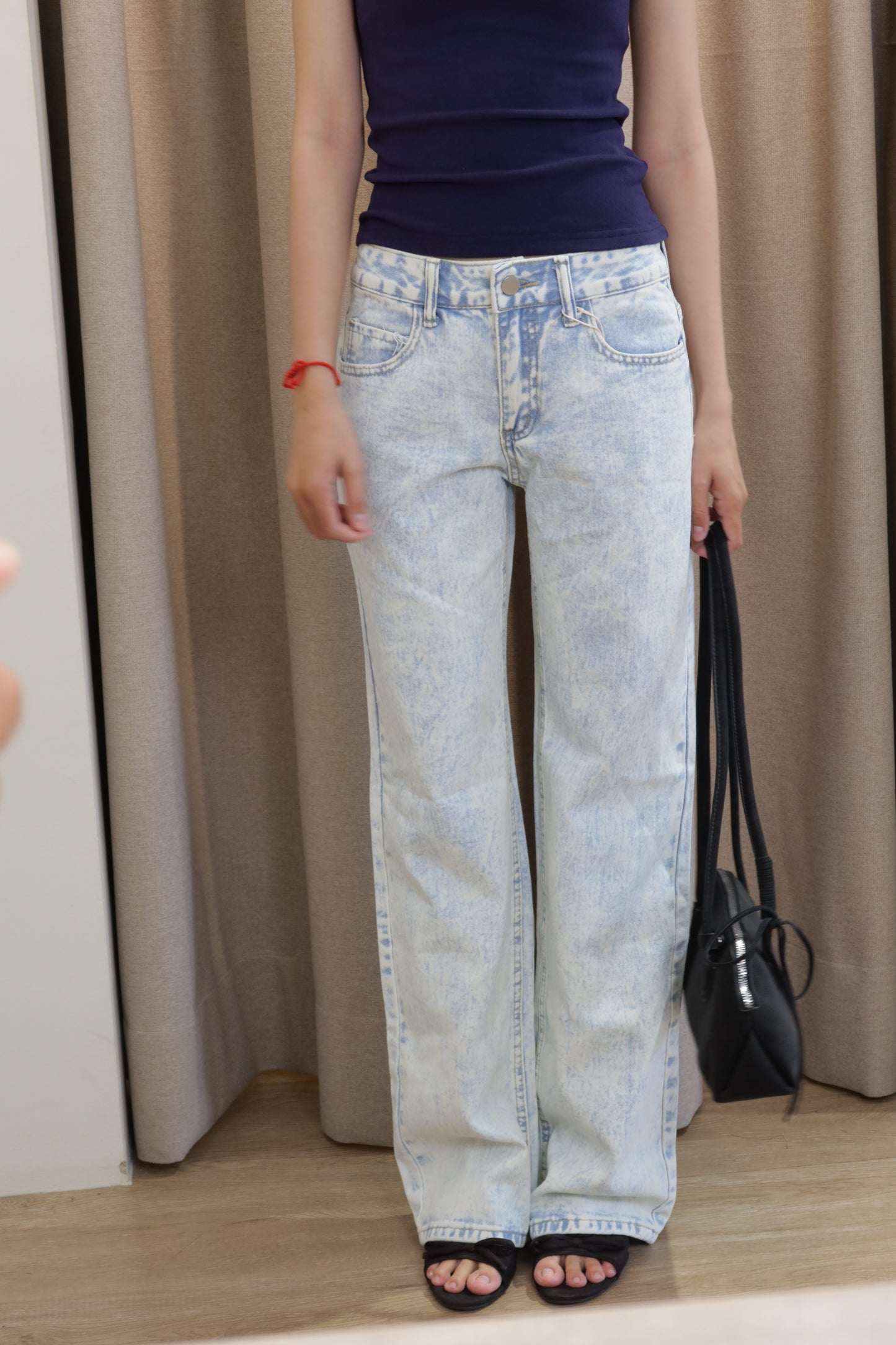 Light blue denim jeans