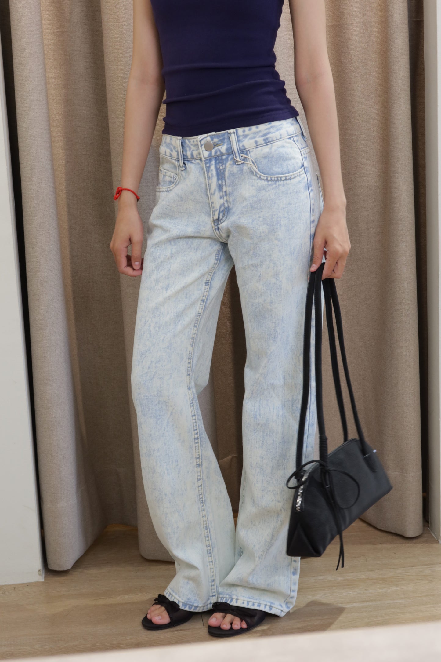 Light blue denim jeans