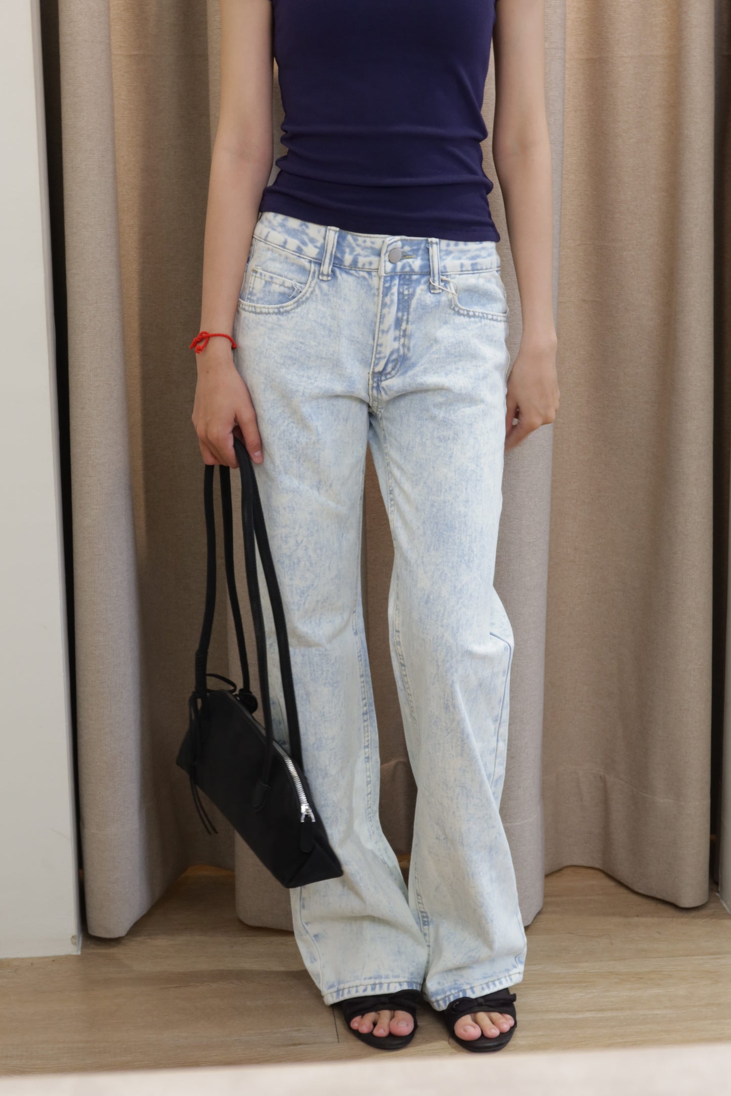 Light blue denim jeans