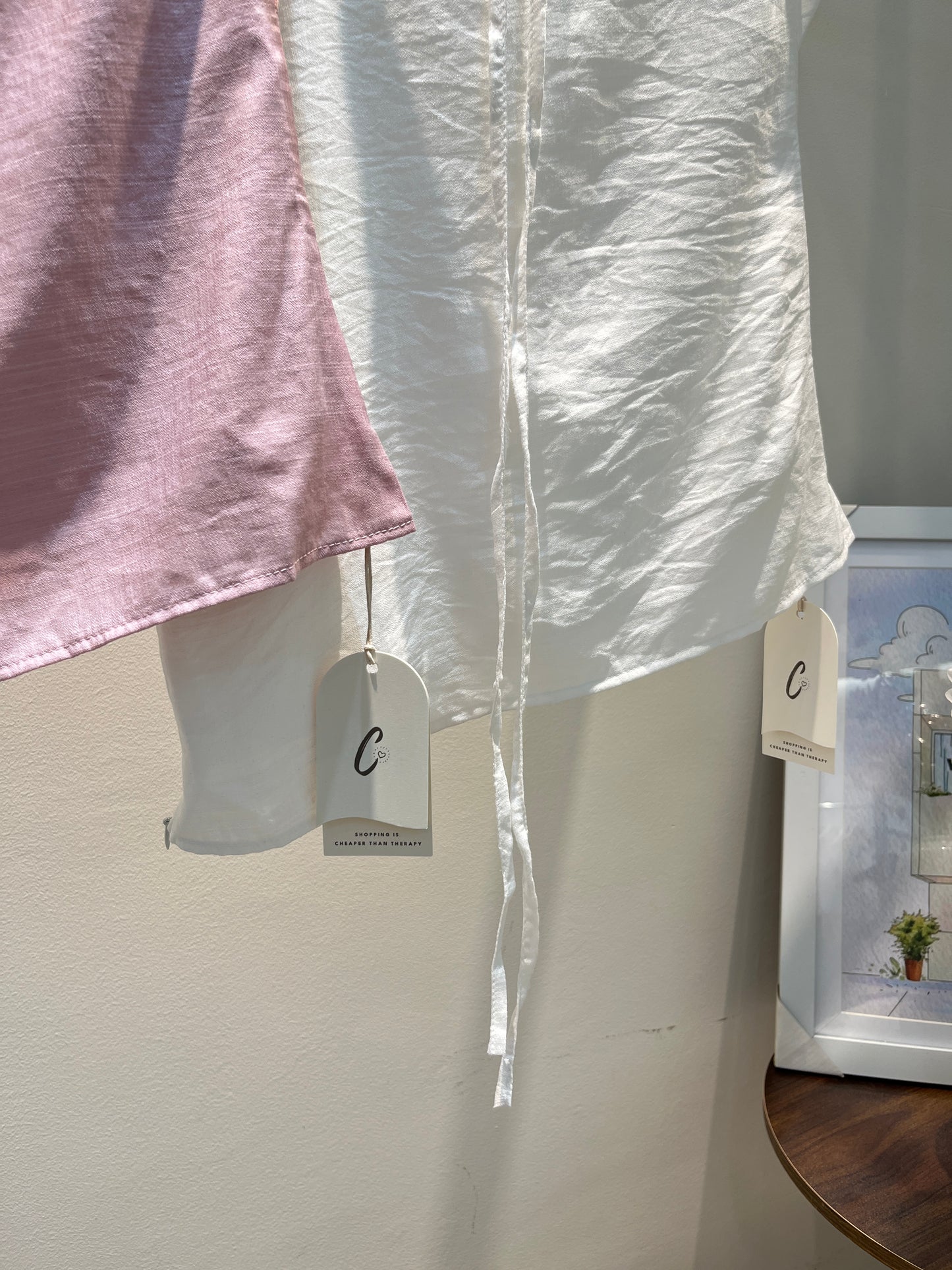 HALF SHOULDER STRAP WAIST TOP