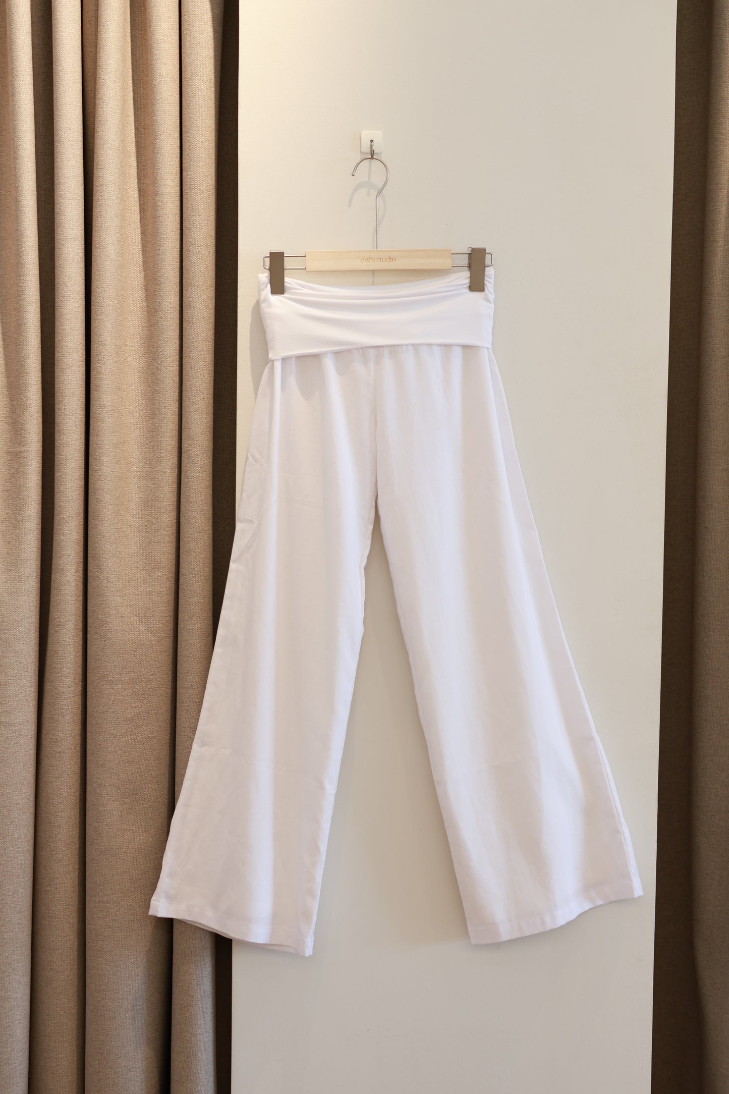 Low waist linen bottom