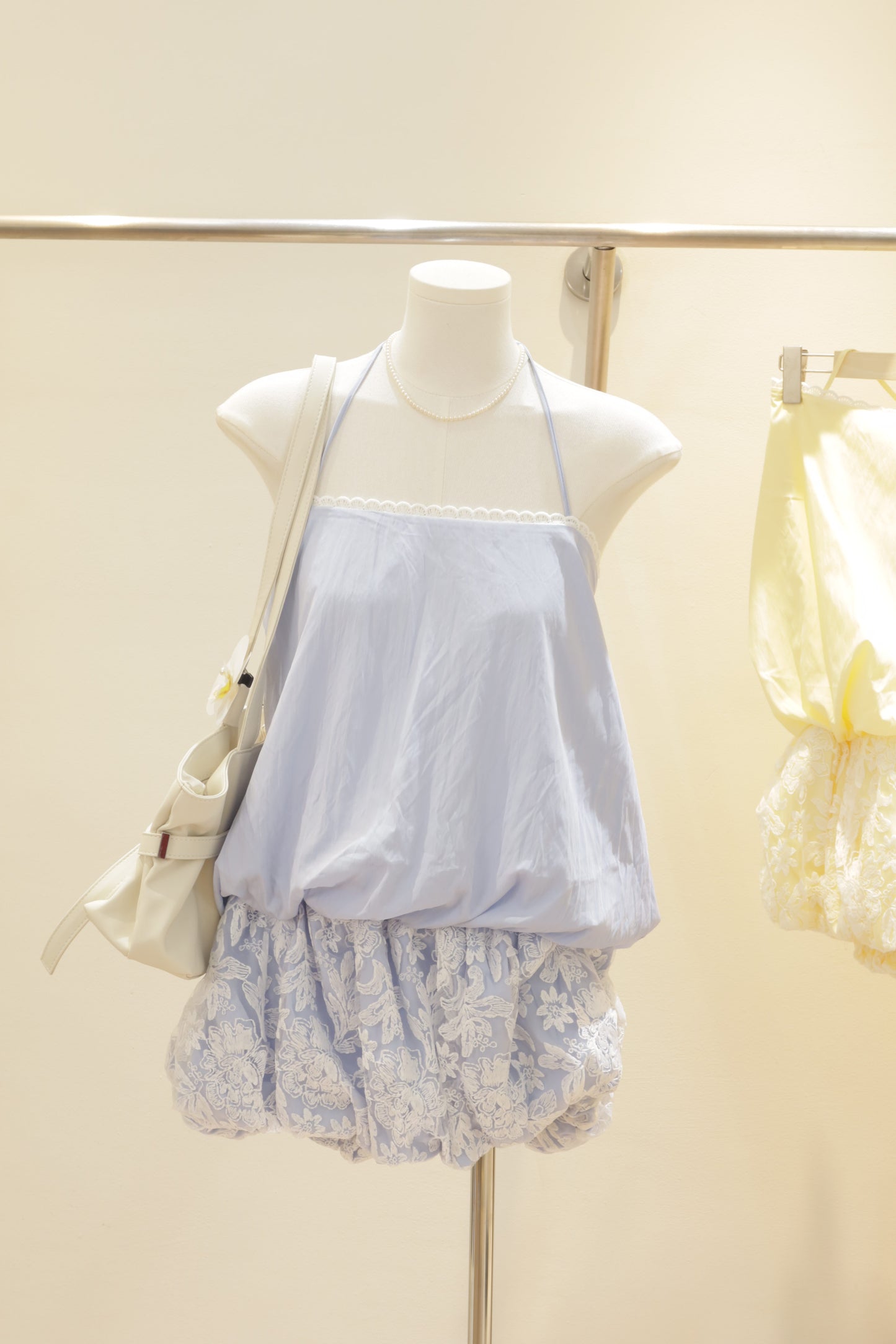 Halter mini dress