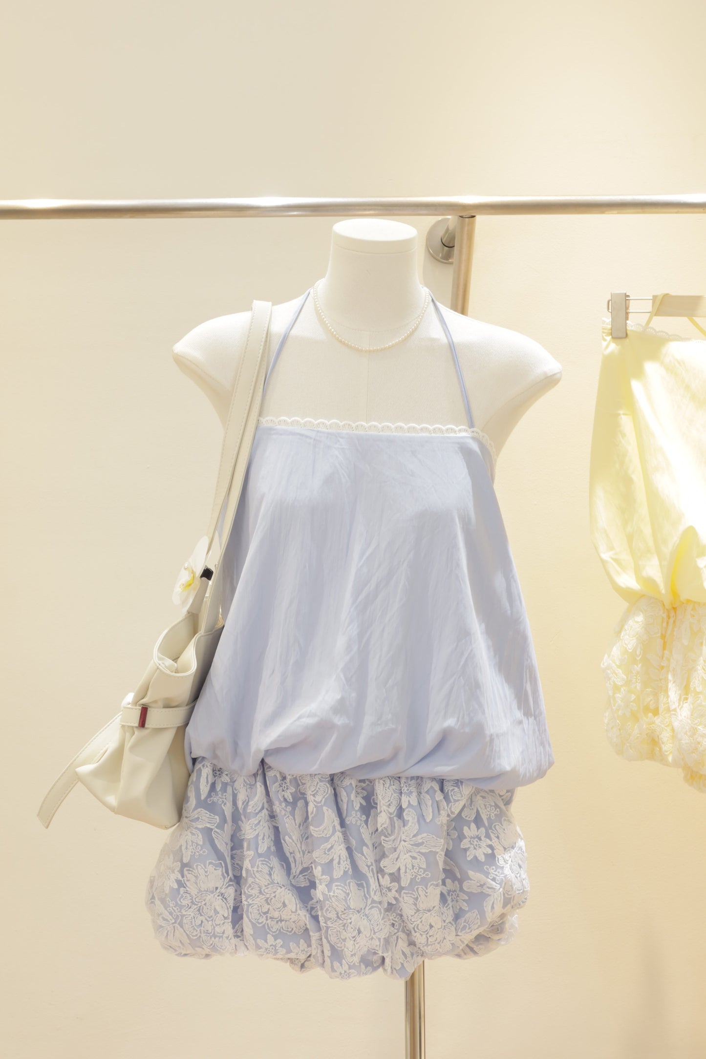 Halter mini dress