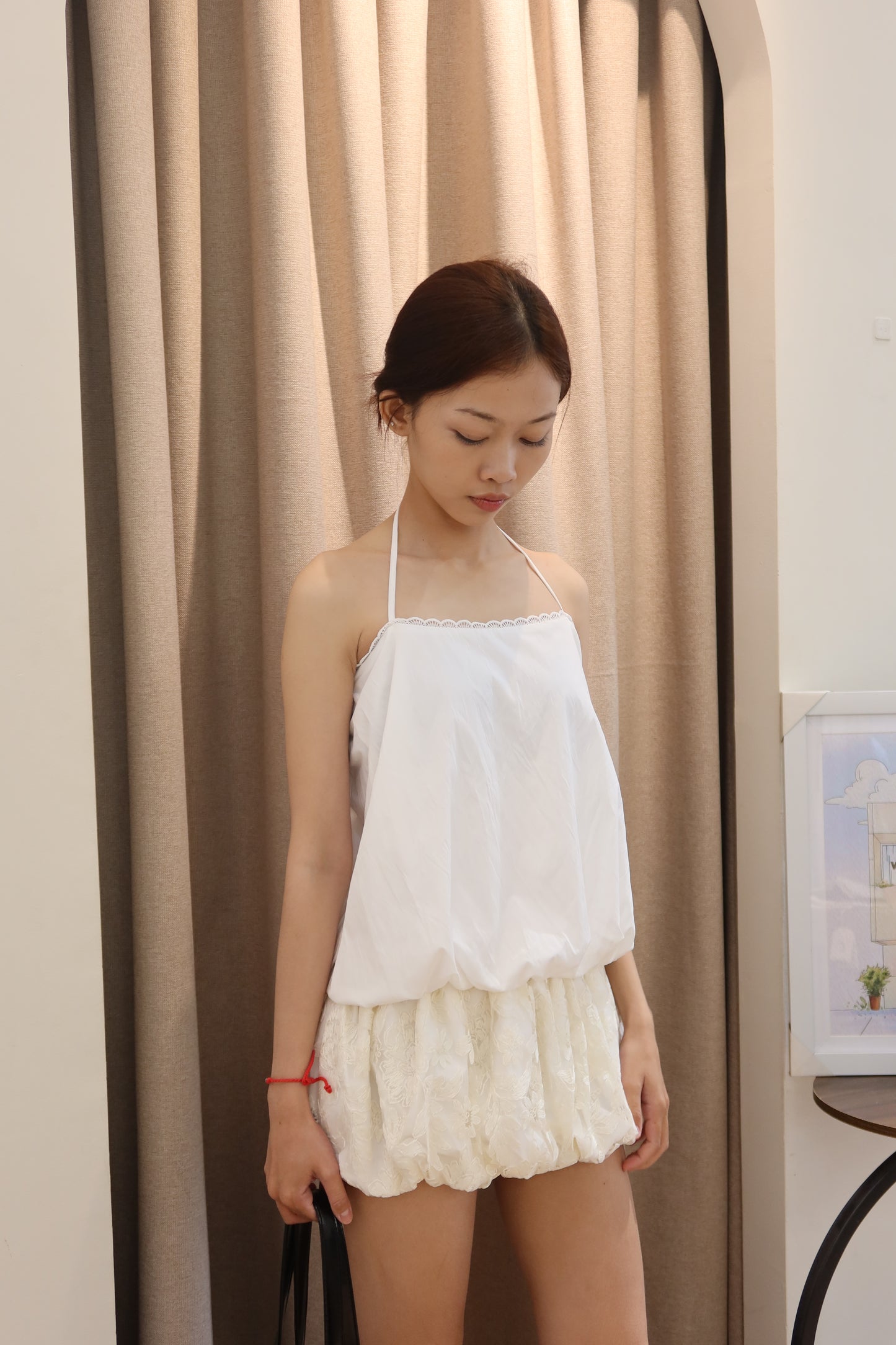 Halter mini dress