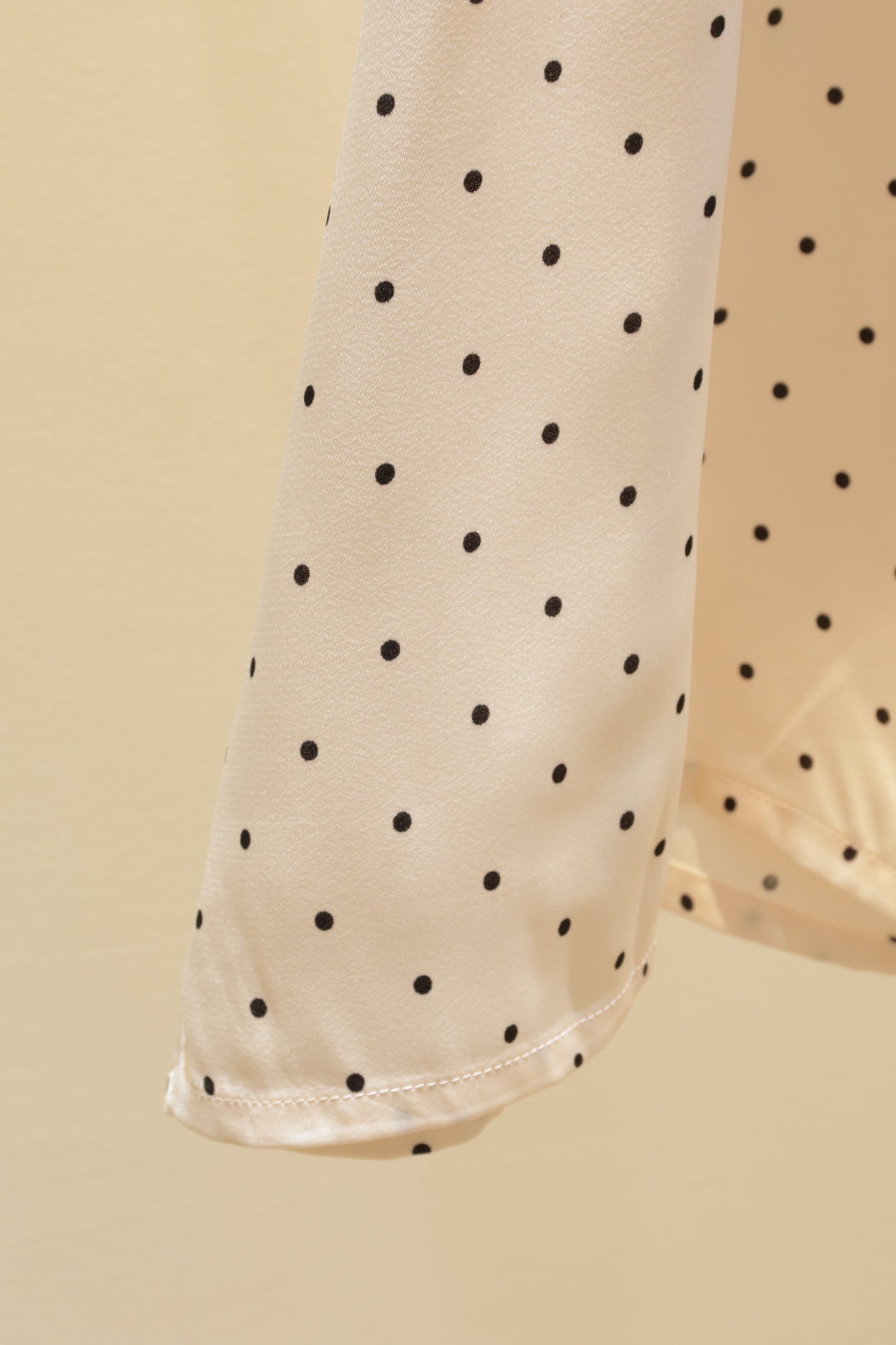 Polkadot bow halter top