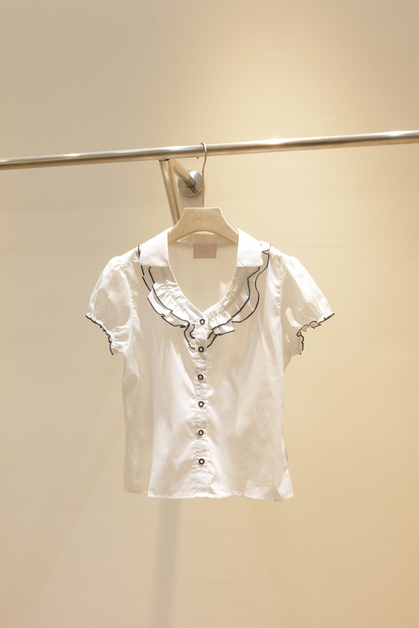 Paradise mini dots blouse