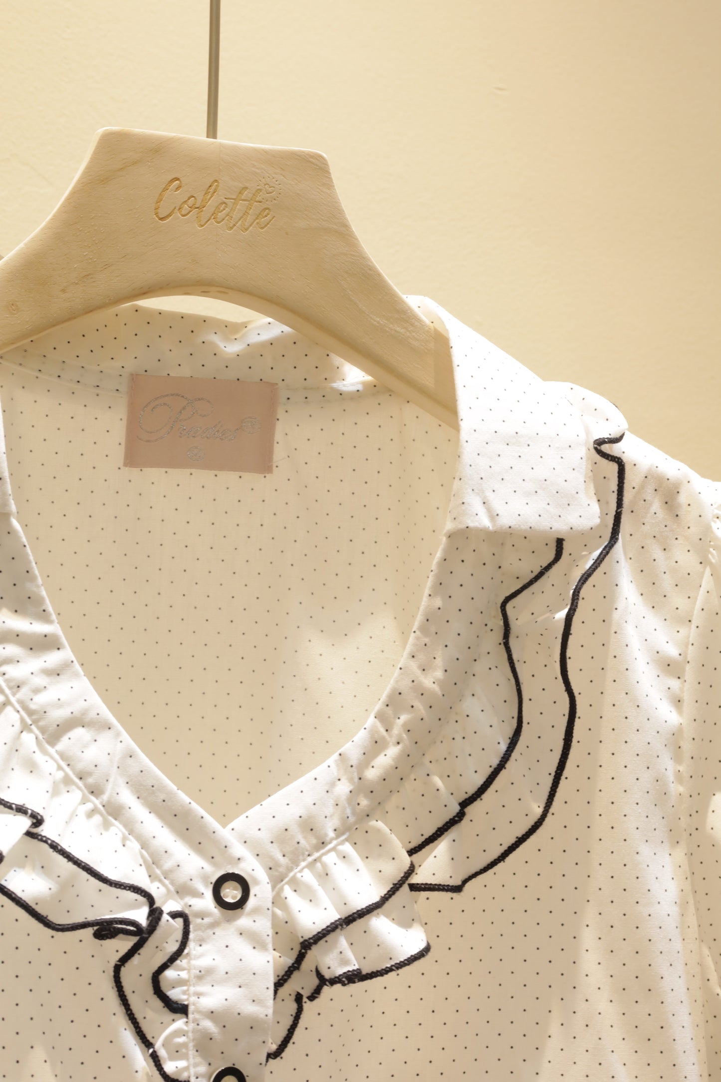 Paradise mini dots blouse