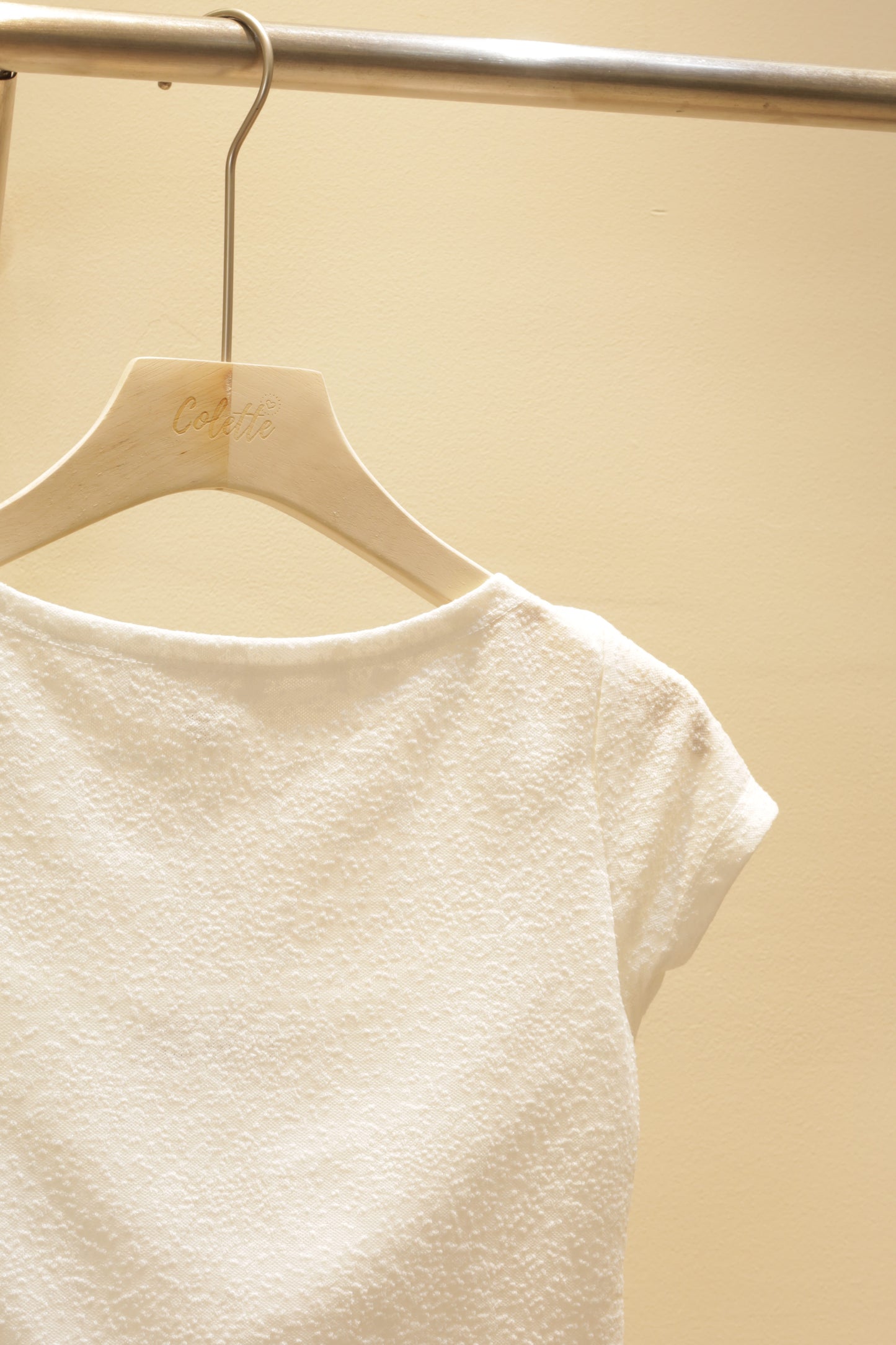 Back cut white top