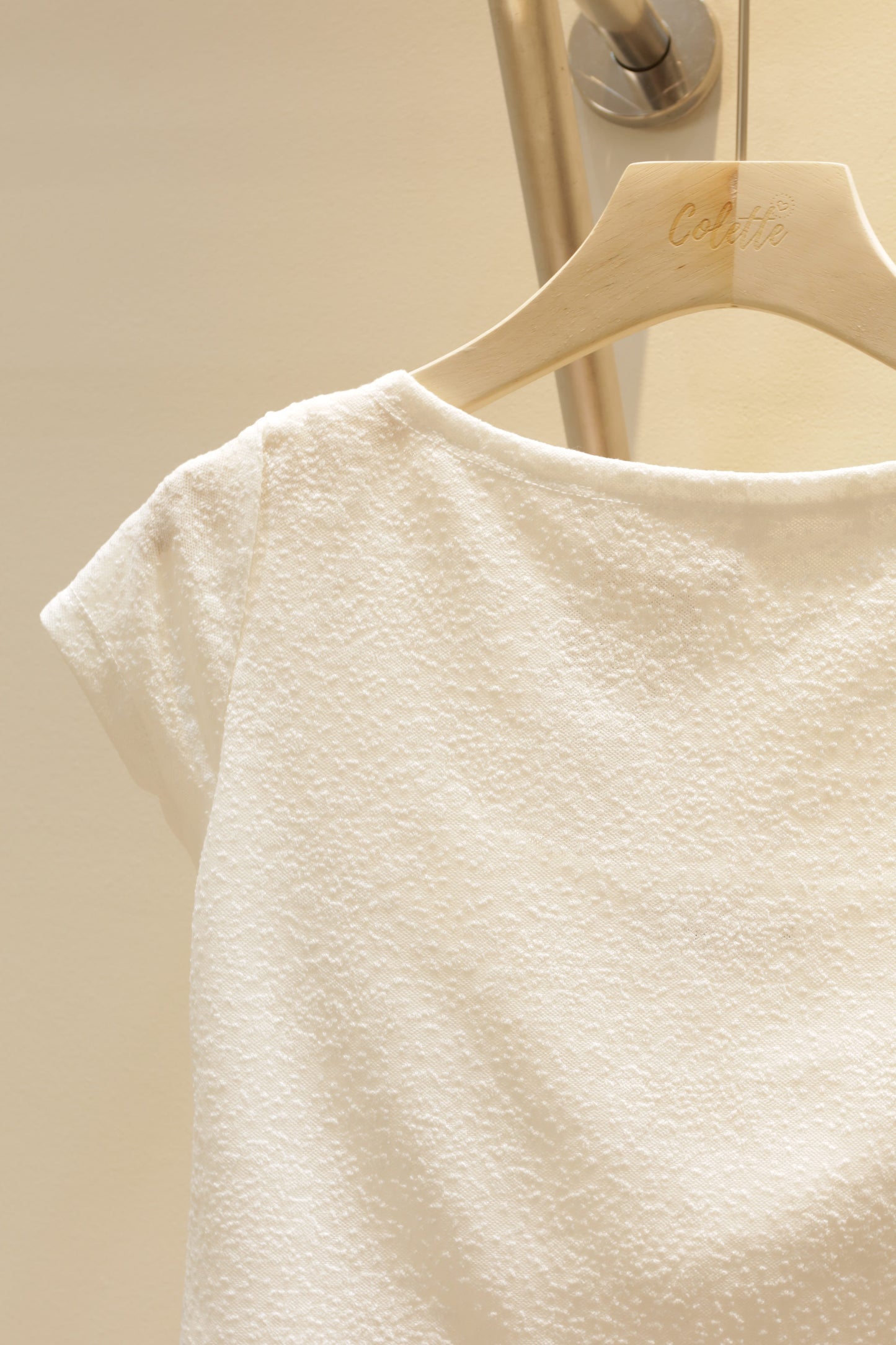 Back cut white top