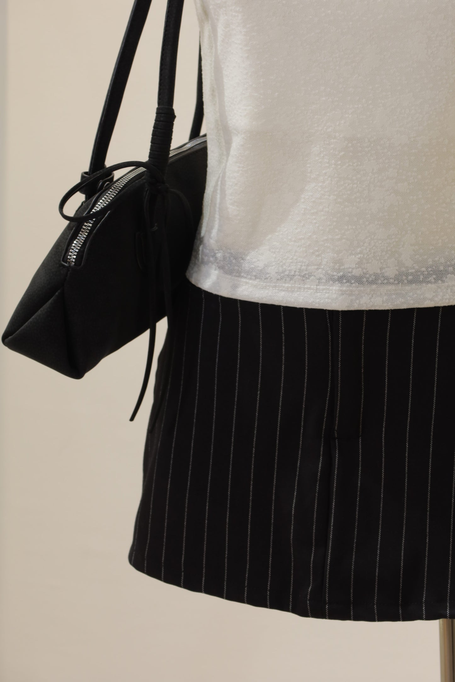 Back cut white top