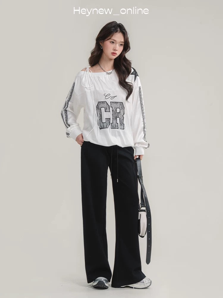 Half shoulder jersey