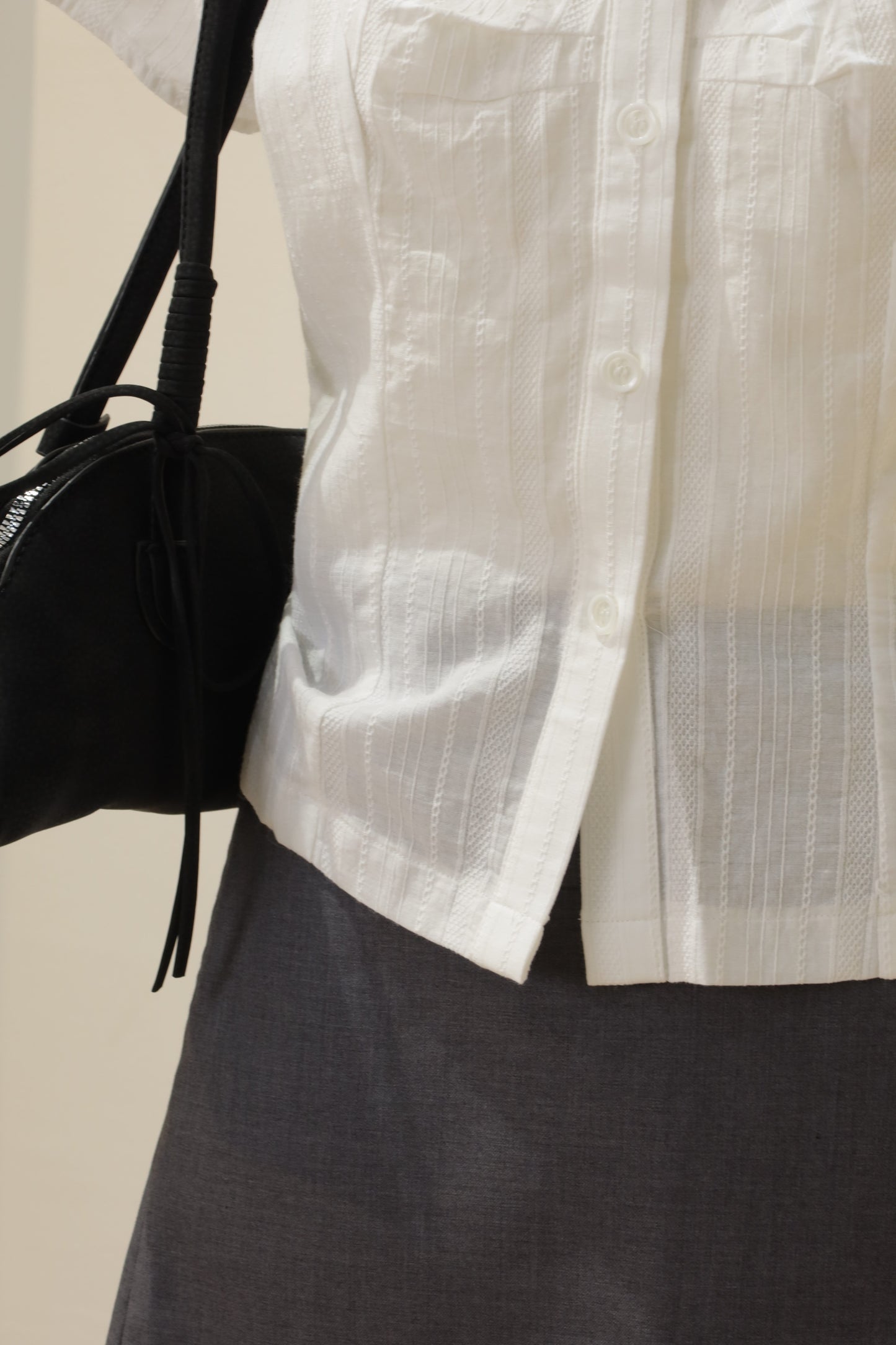 NO white blouse