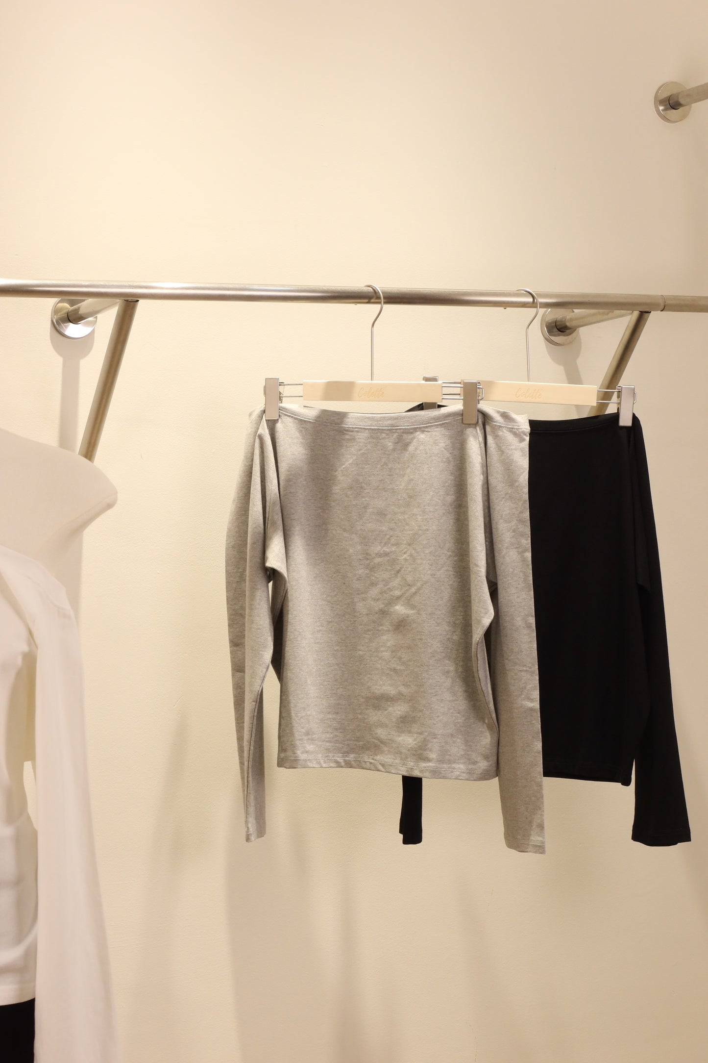 Half shoulder top