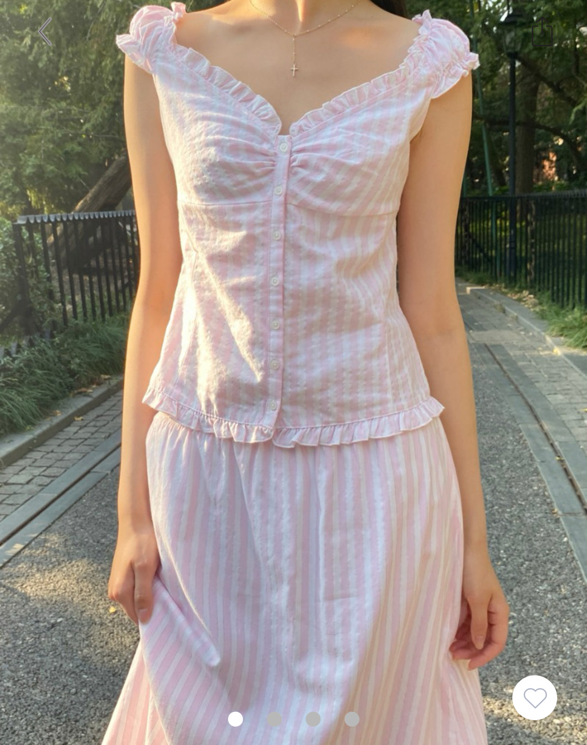 Elena Plaid Top