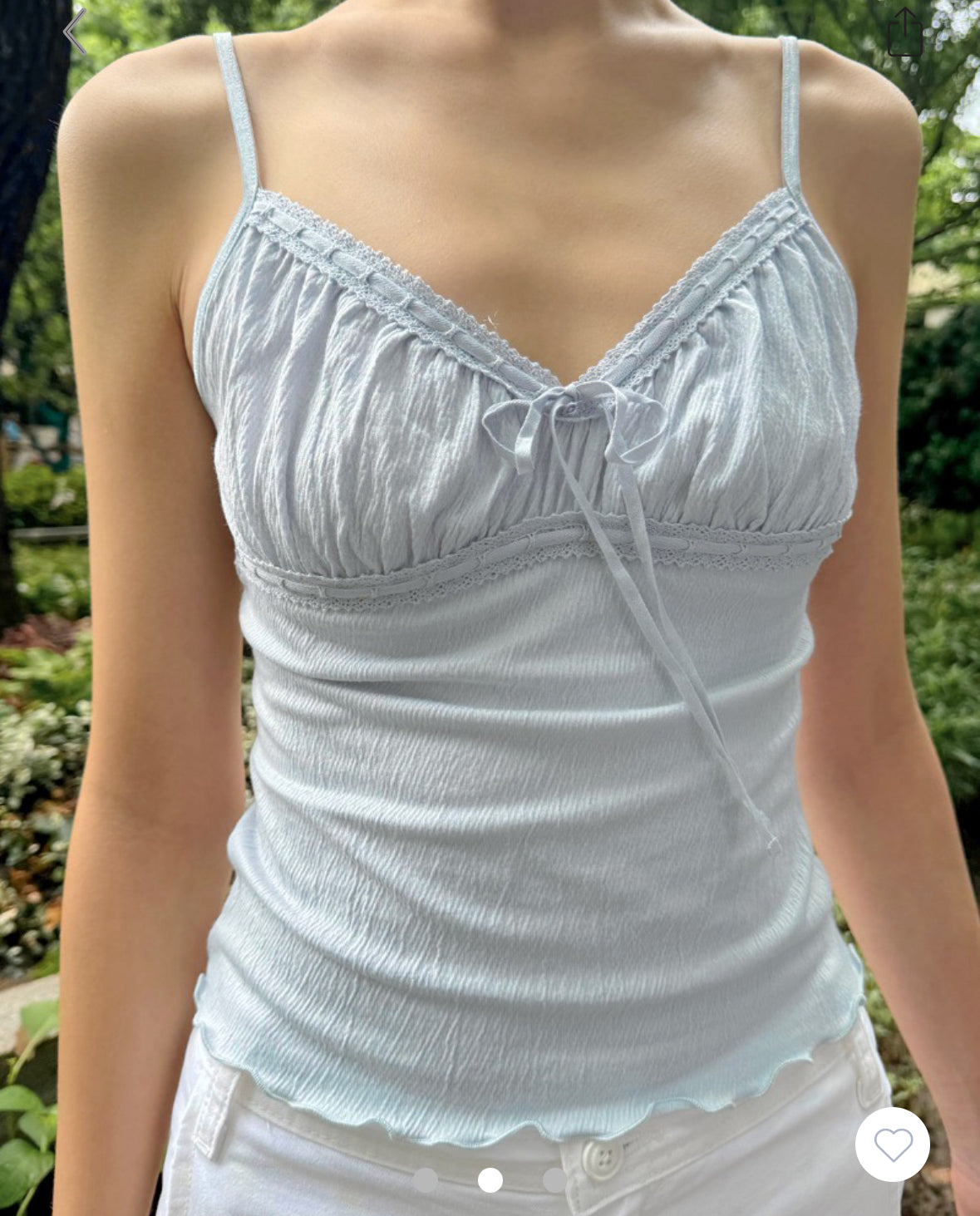 BRANDY Arden Tank - Light Blue