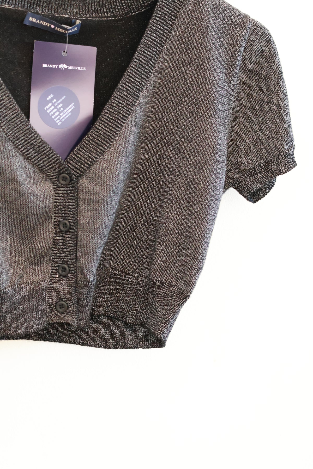 BRANDY Zoa Cardigan -BLACK