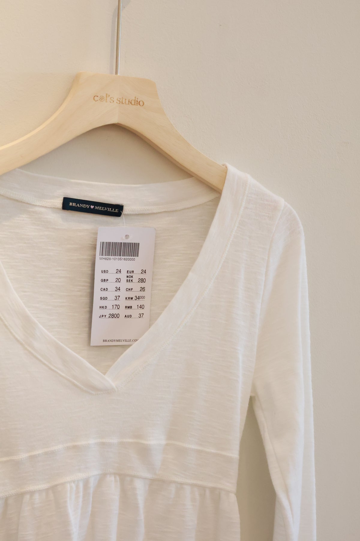 BRANDY Amelie Top -WHITE