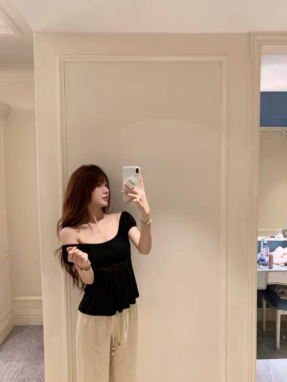 BRANDY Casey Top - Black/S