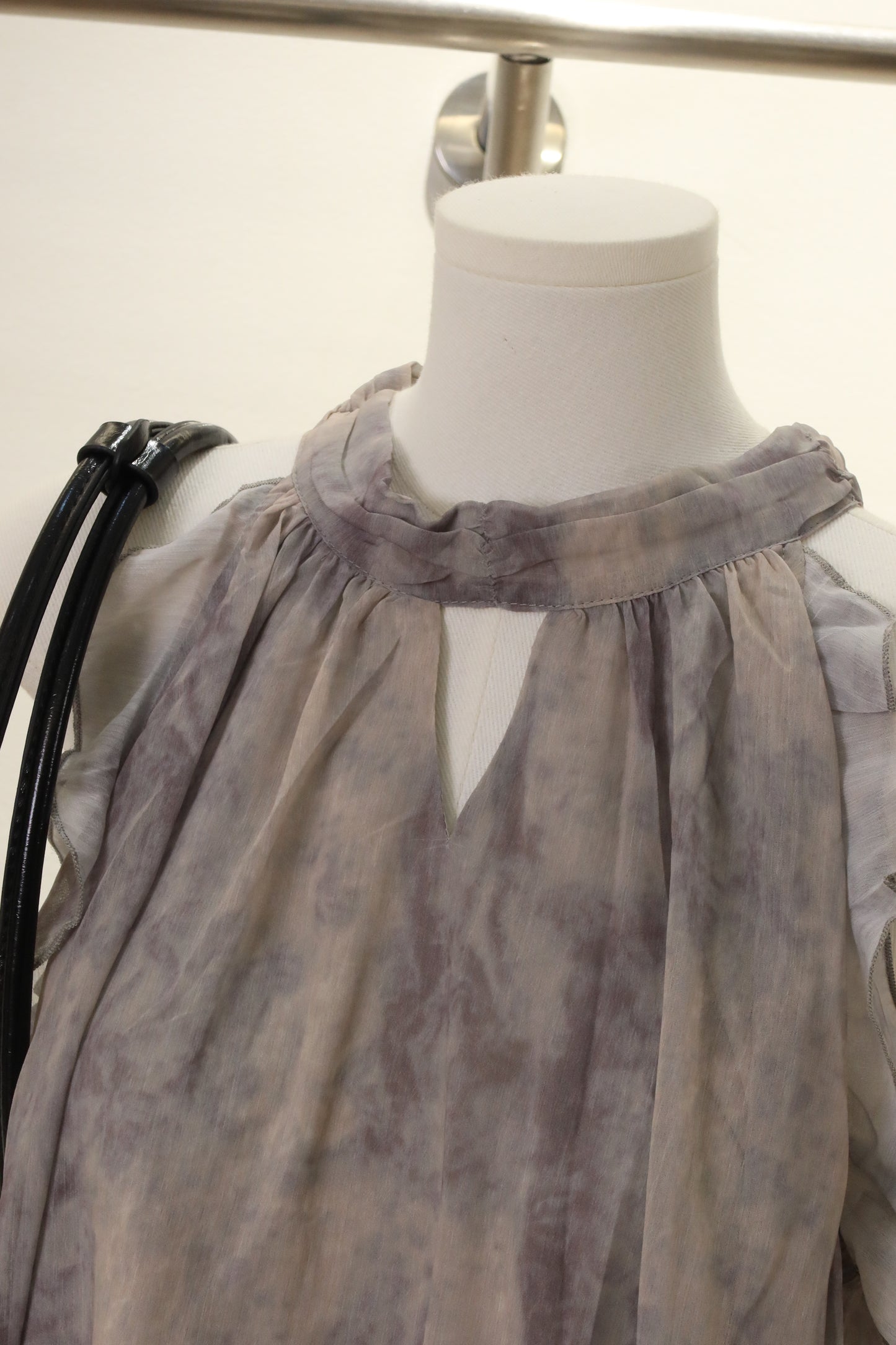 Water color print dress