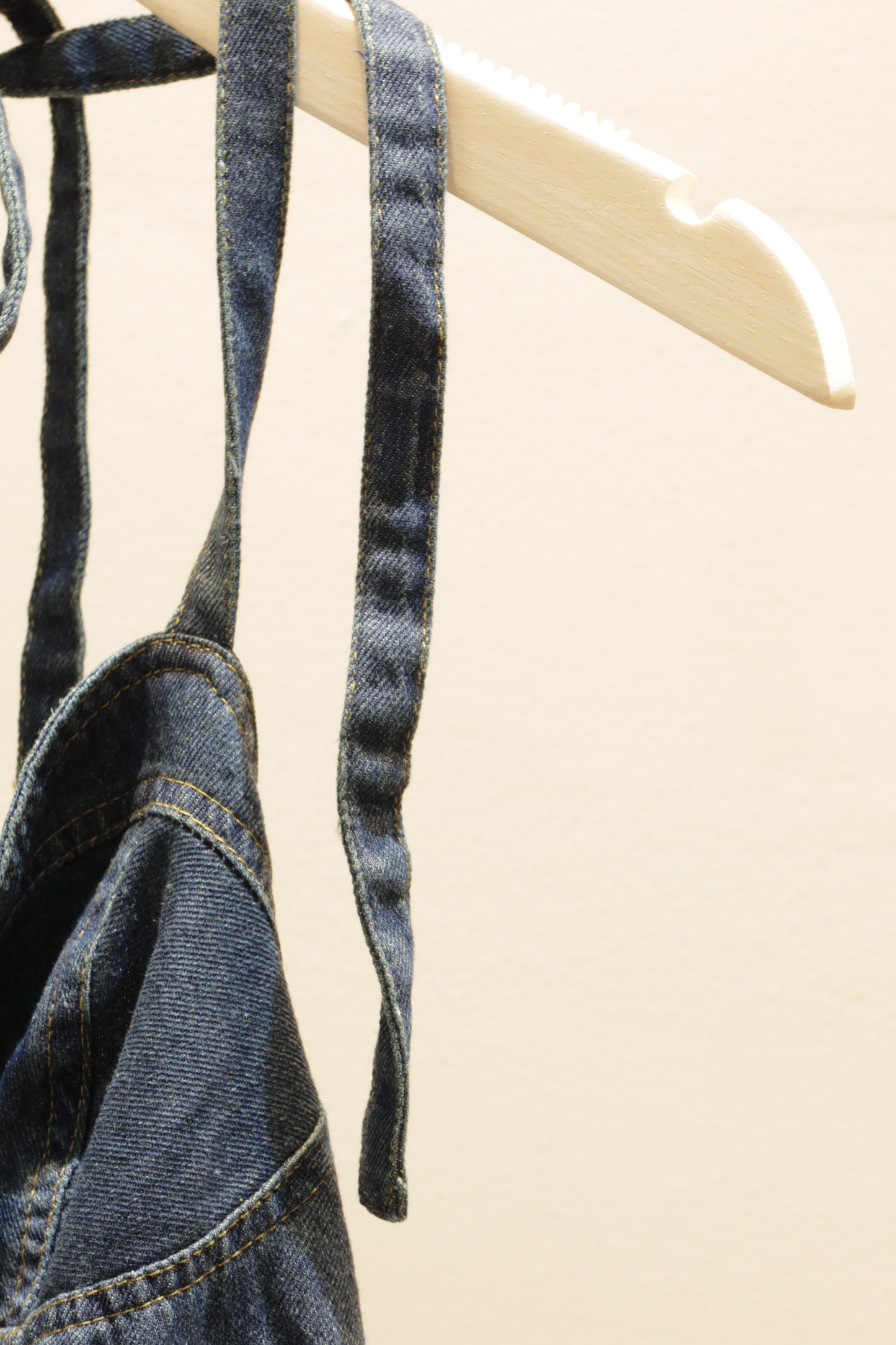 Denim halter