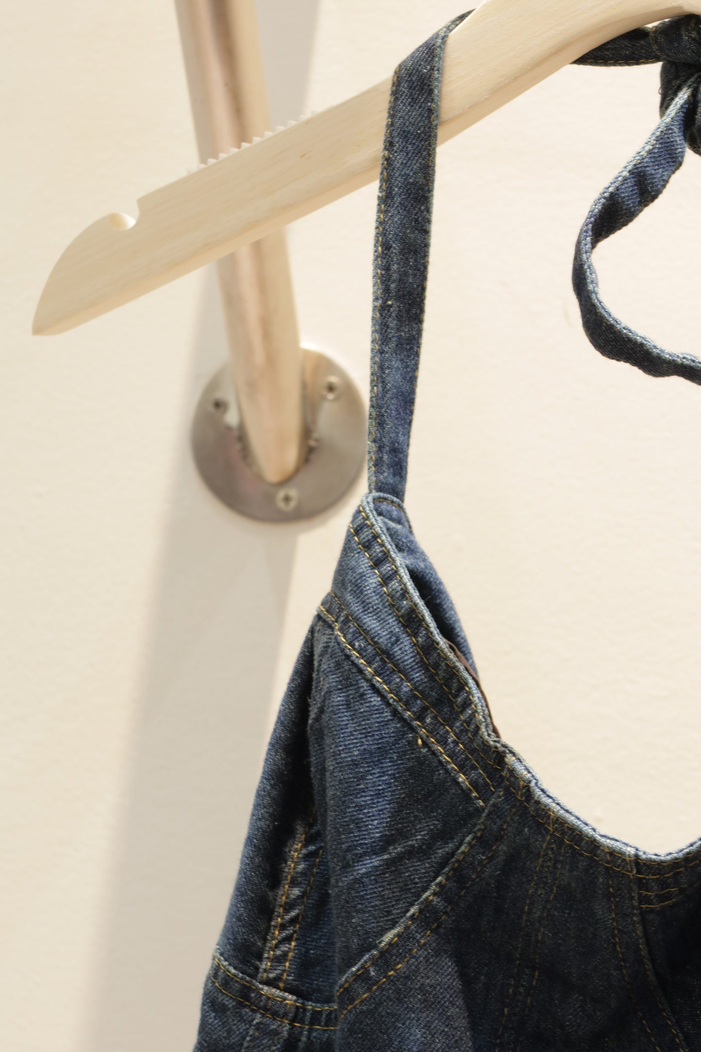 Denim halter