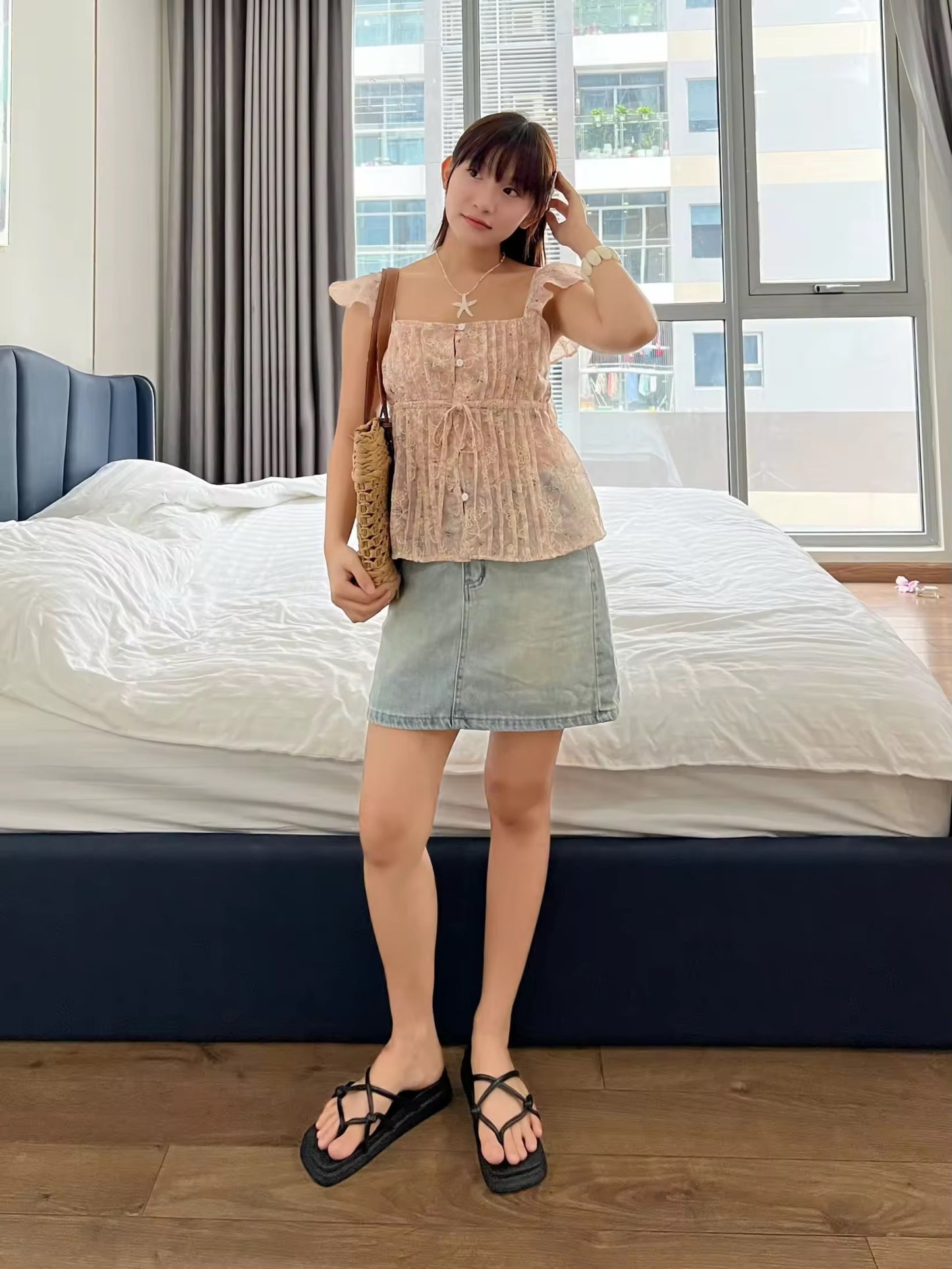Floral prints flowy top