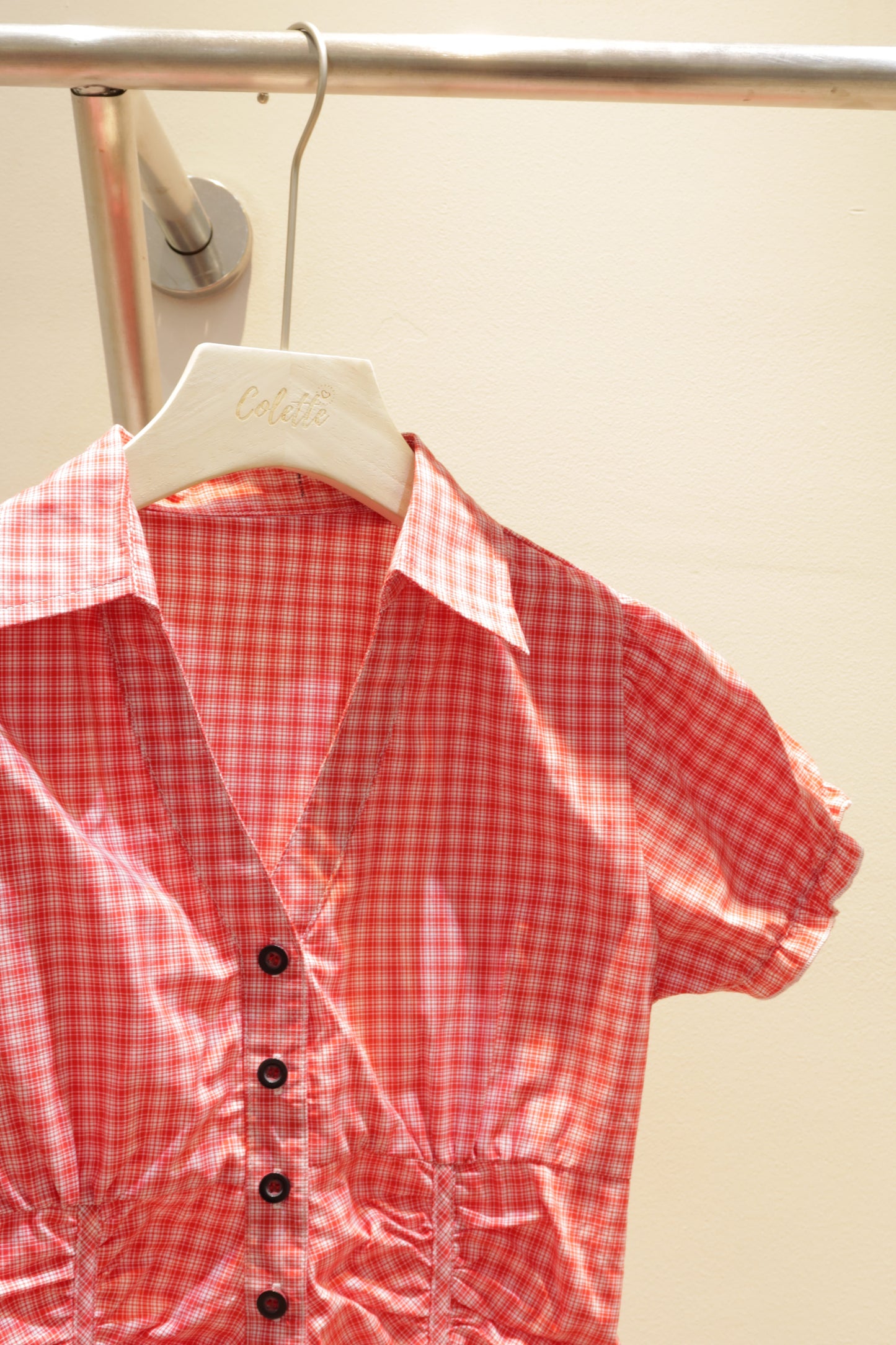 Runched detailed blouse