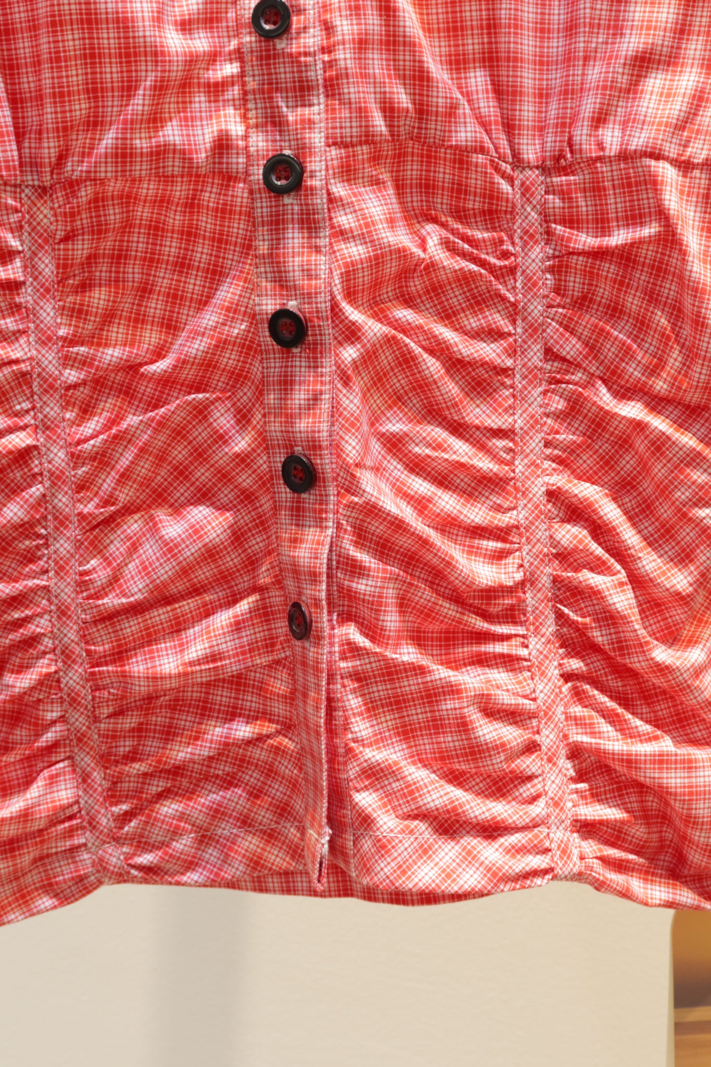 Runched detailed blouse